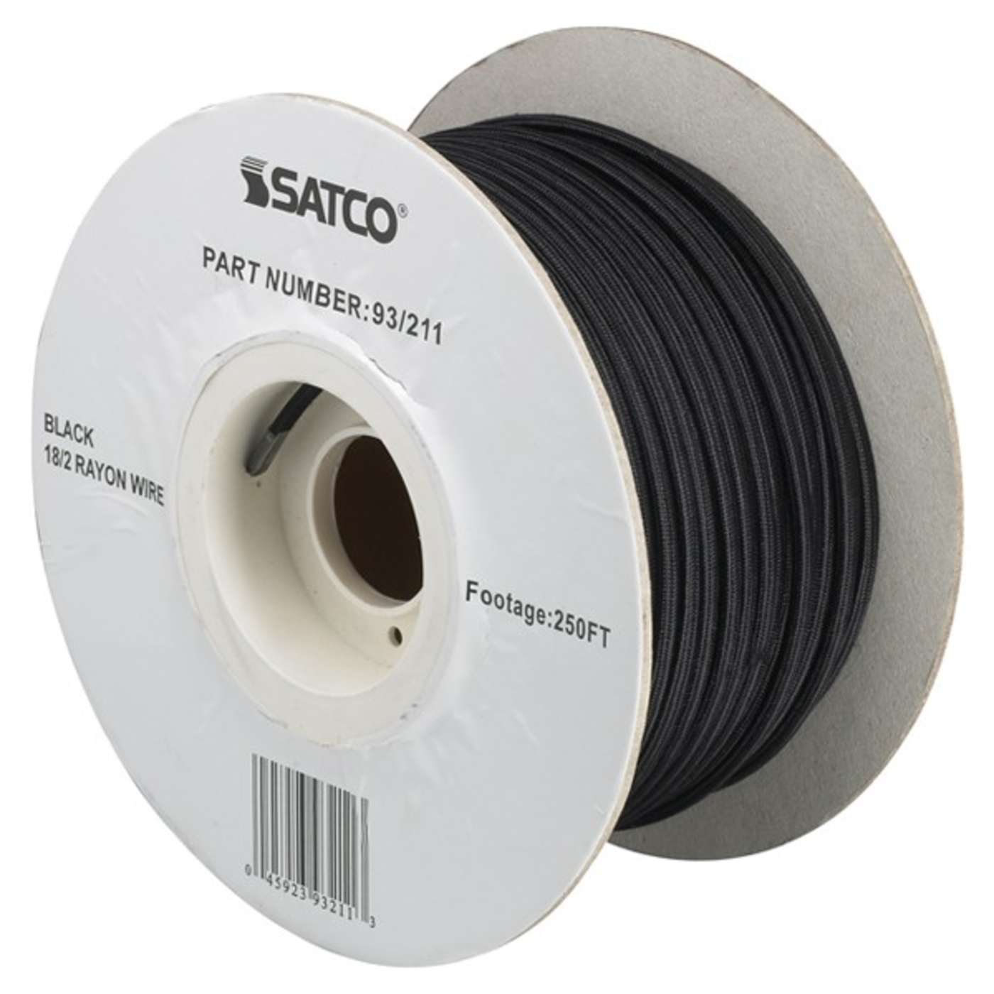 #18/2 BLACK RAYON 250' SPOOLS - 93-211