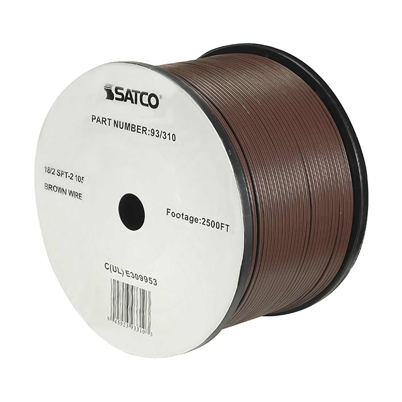 18/2 SPT-2 BROWN 2500 FT SPOOL - 93-310