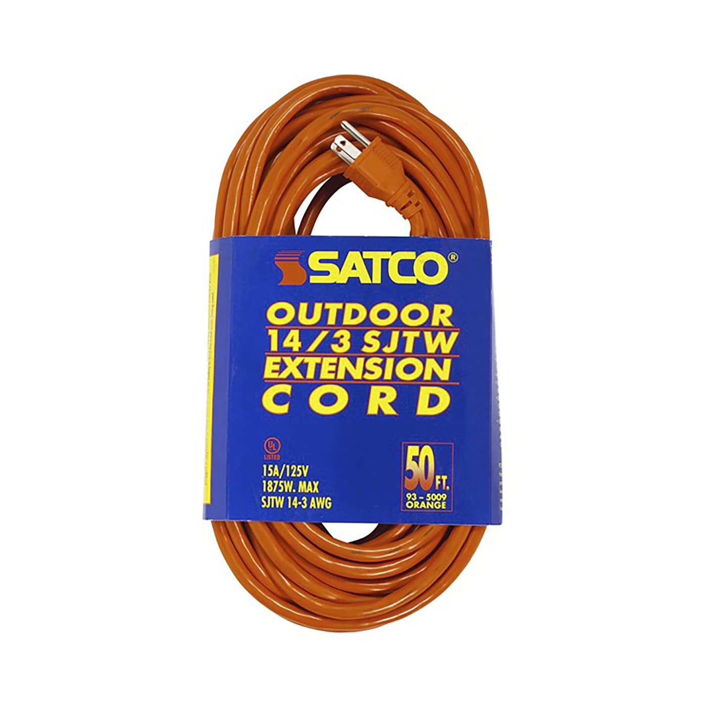 50 FT 14-3 SJTW ORANGE CORDS - 93-5009