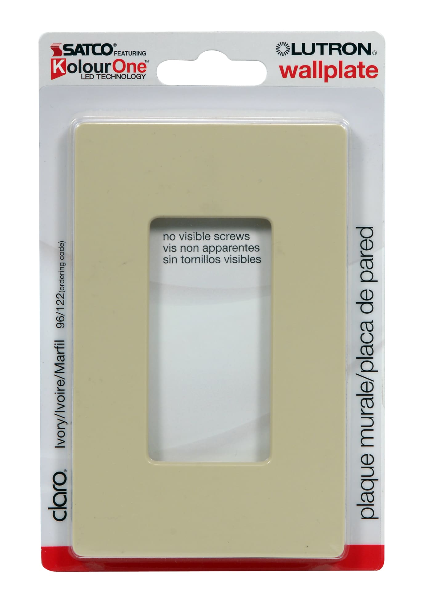 CLARO SINGLE GANG WALLPLATE IV - 96-122