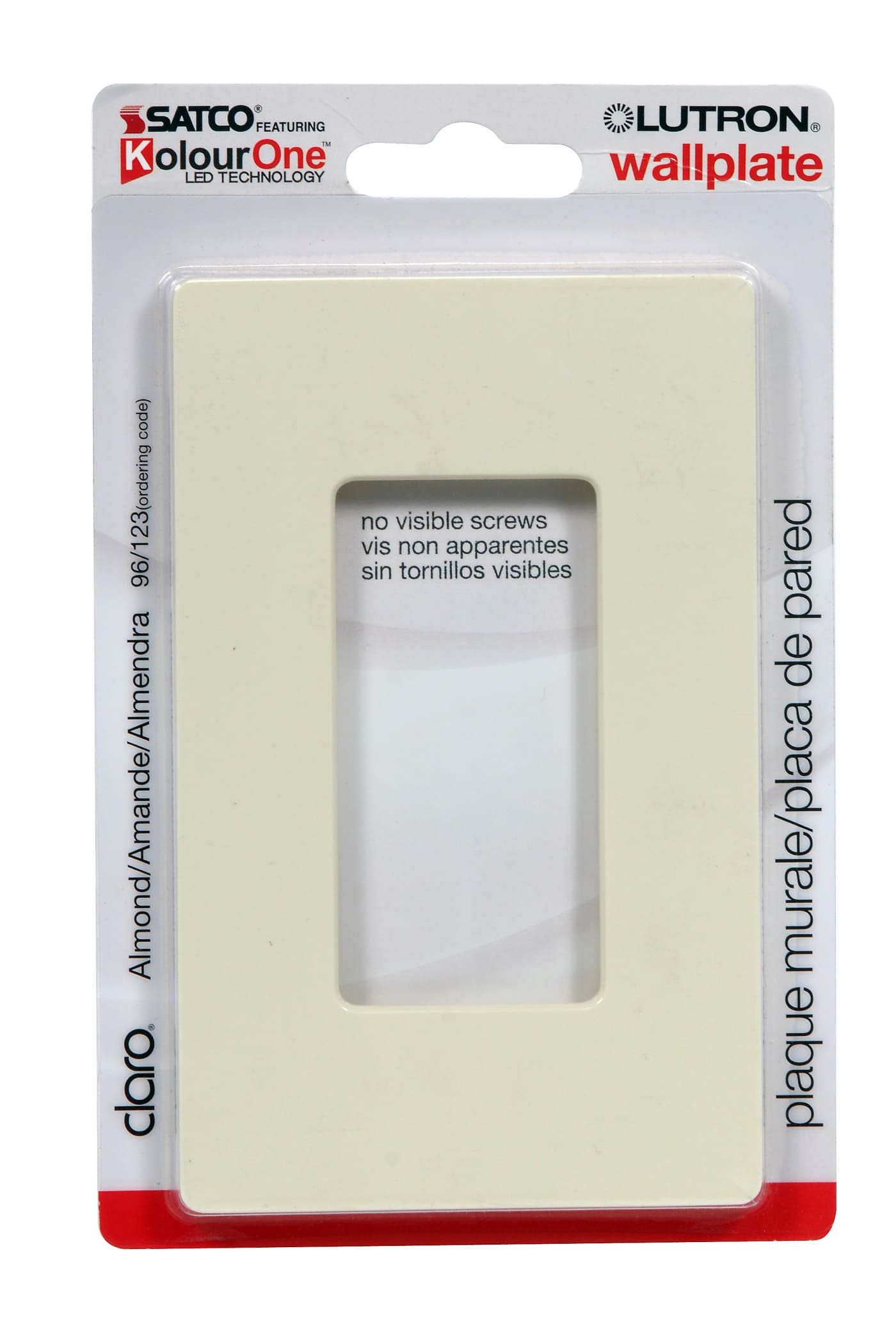 CLARO SINGLE GANG WALLPLATE AL - 96-123