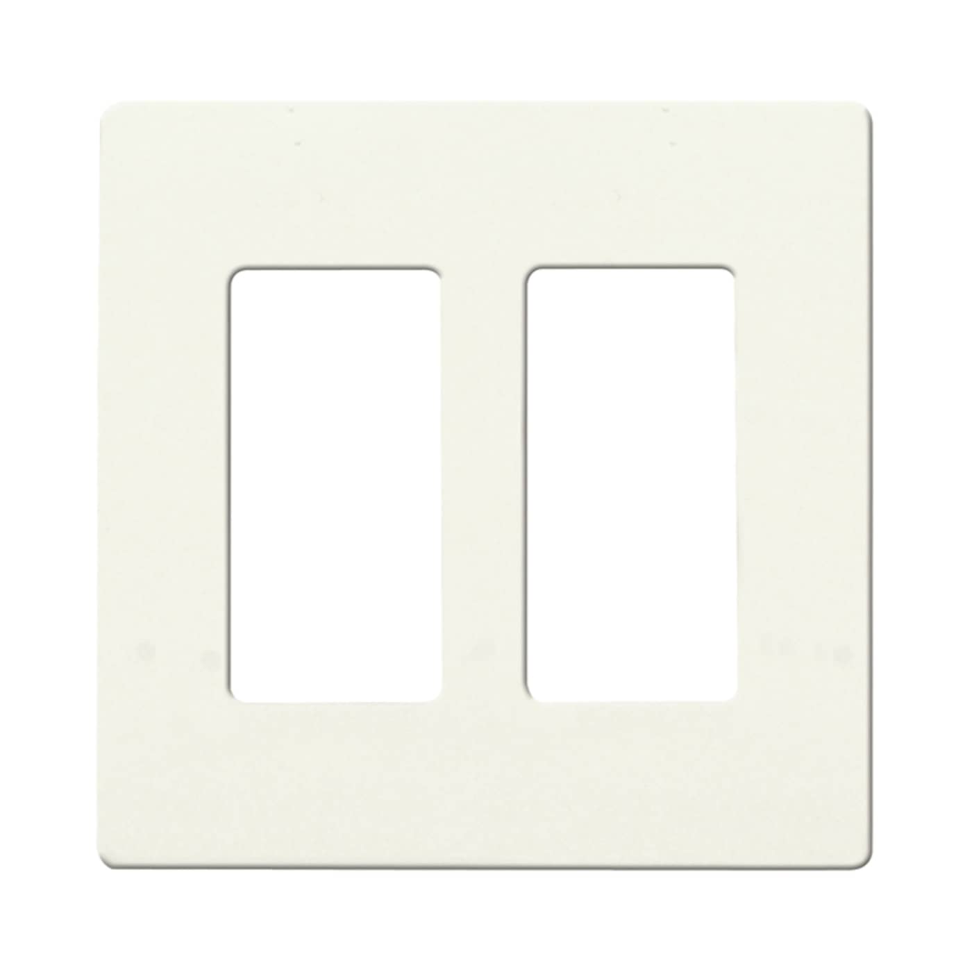 CLARO 2 GANG WALLPLATE WH - 96-221