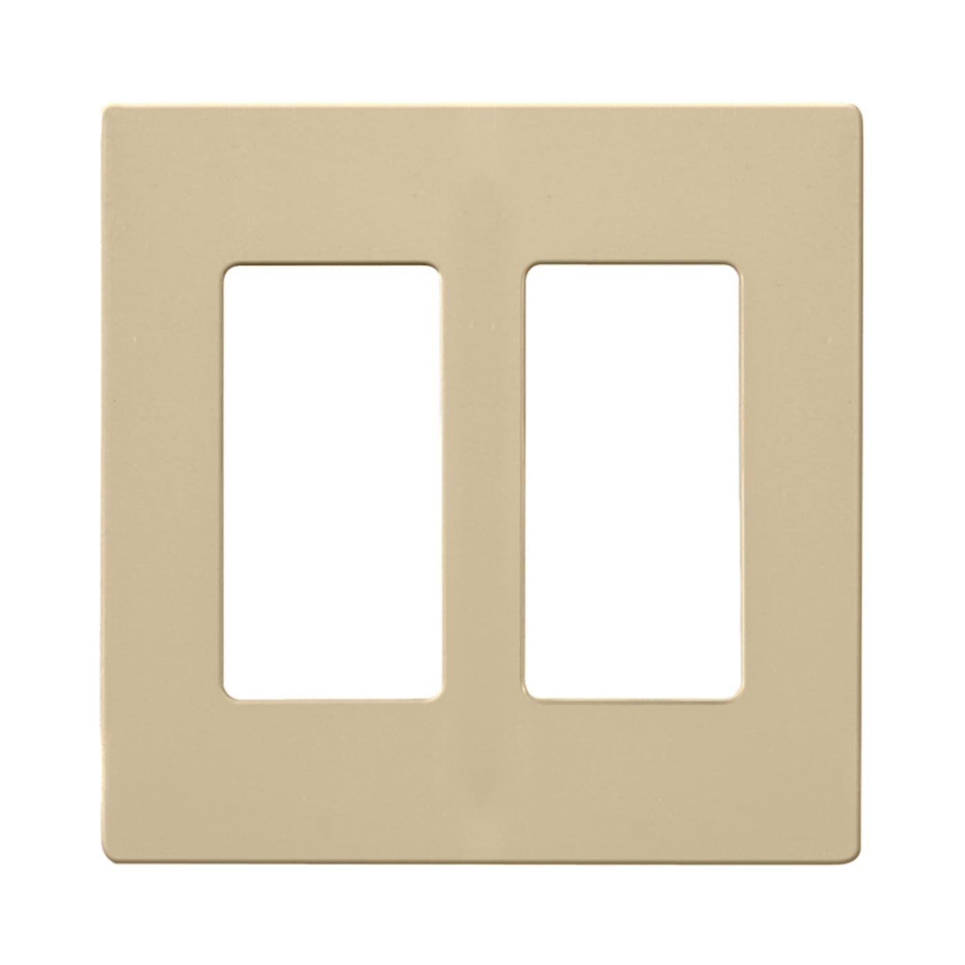 CLARO 2 GANG WALLPLATE AL - 96-223