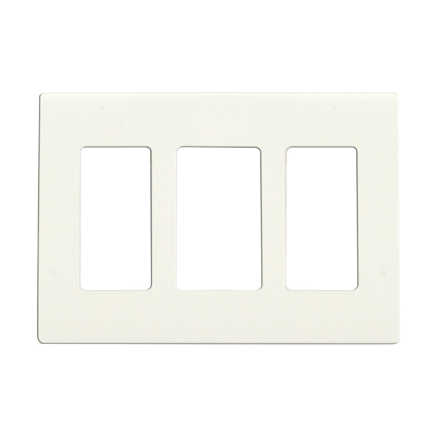 CLARO 3 GANG WALLPLATE WH - 96-321