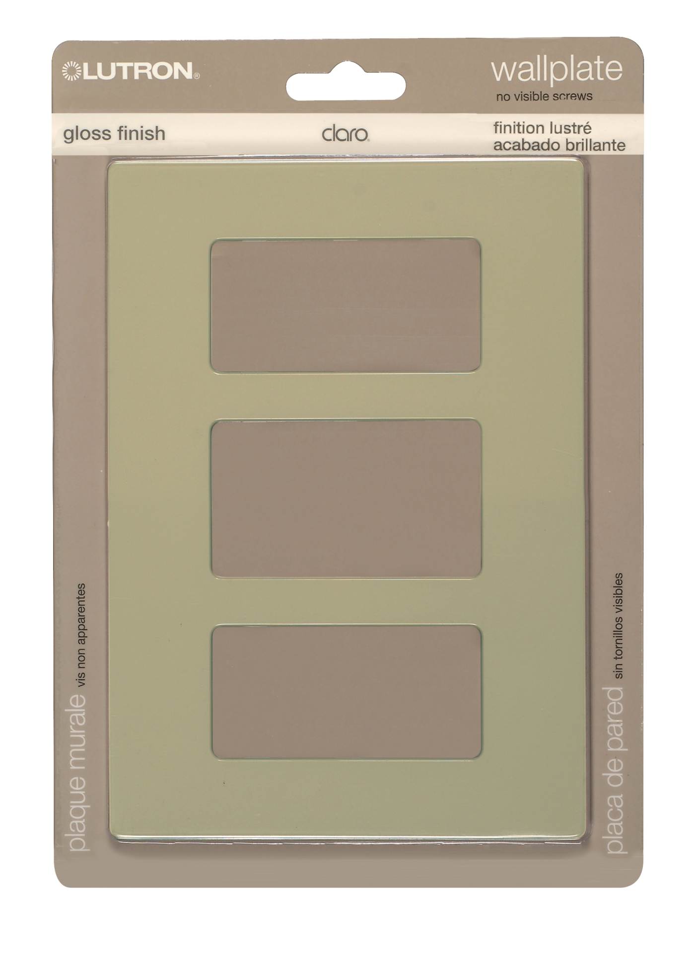 CLARO 3 GANG WALLPLATE IV - 96-322