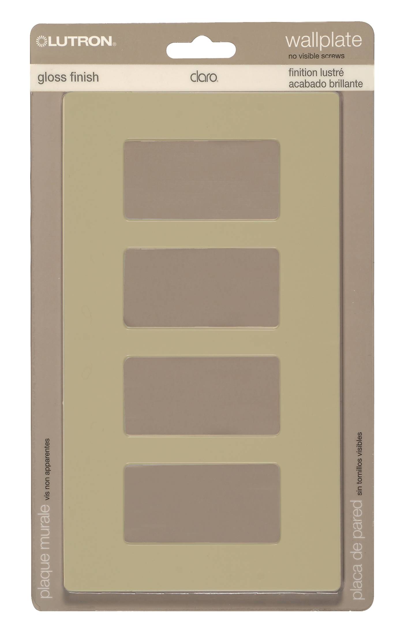 CLARO 4 GANG WALLPLATE IV - 96-422