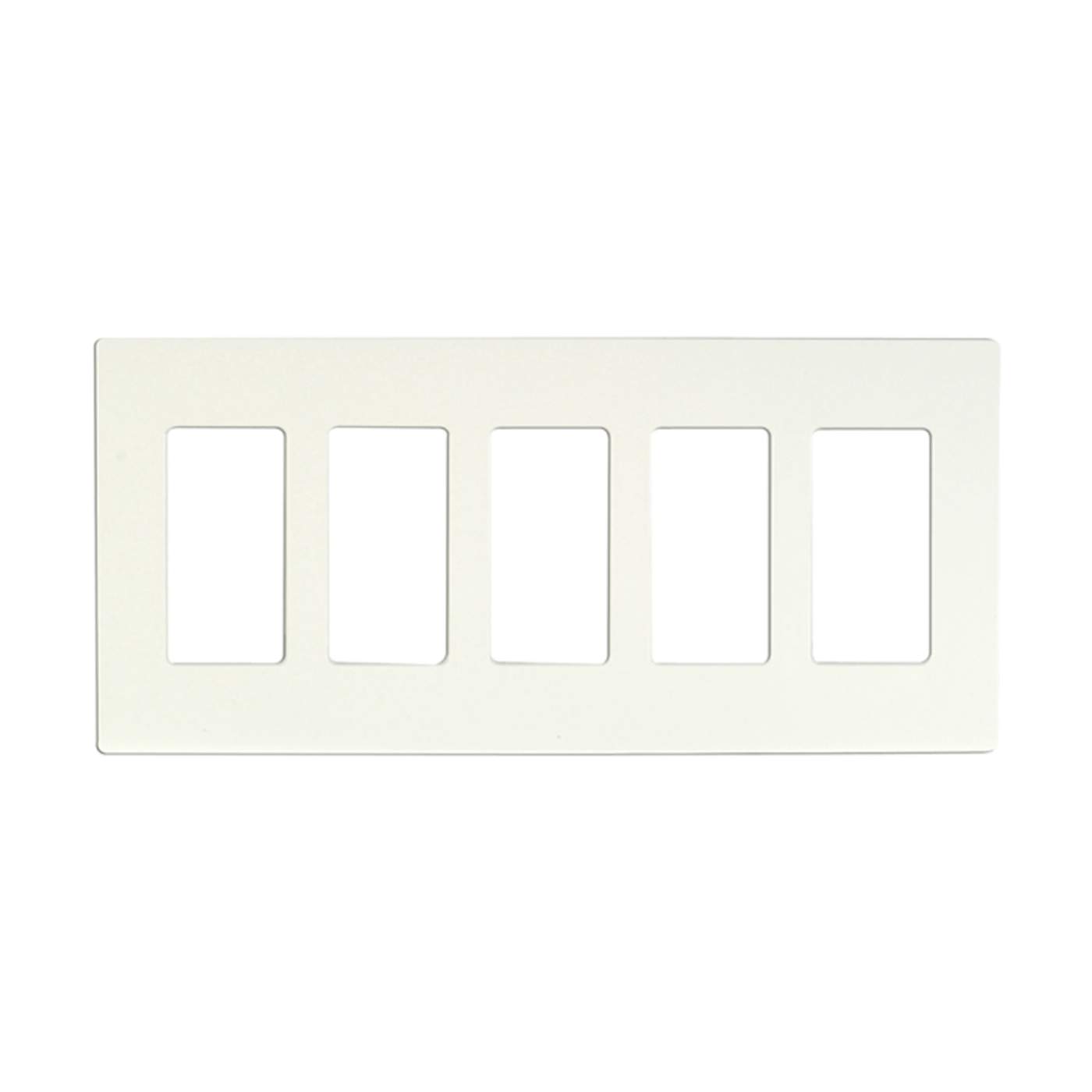 CLARO 5 GANG WALLPLATE WH - 96-521