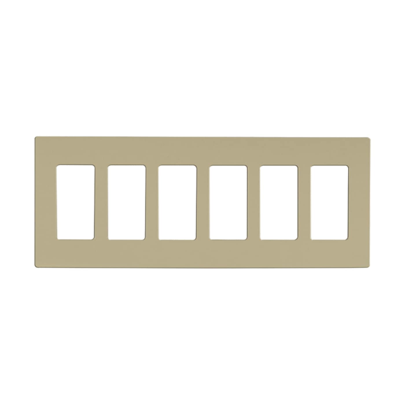 CLARO 6 GANG WALLPLATE IV - 96-622