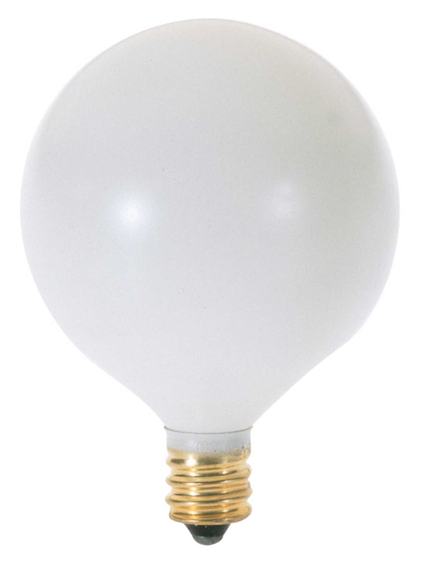 40W G16 1/2 2RD CAND WHT 130V - A3926