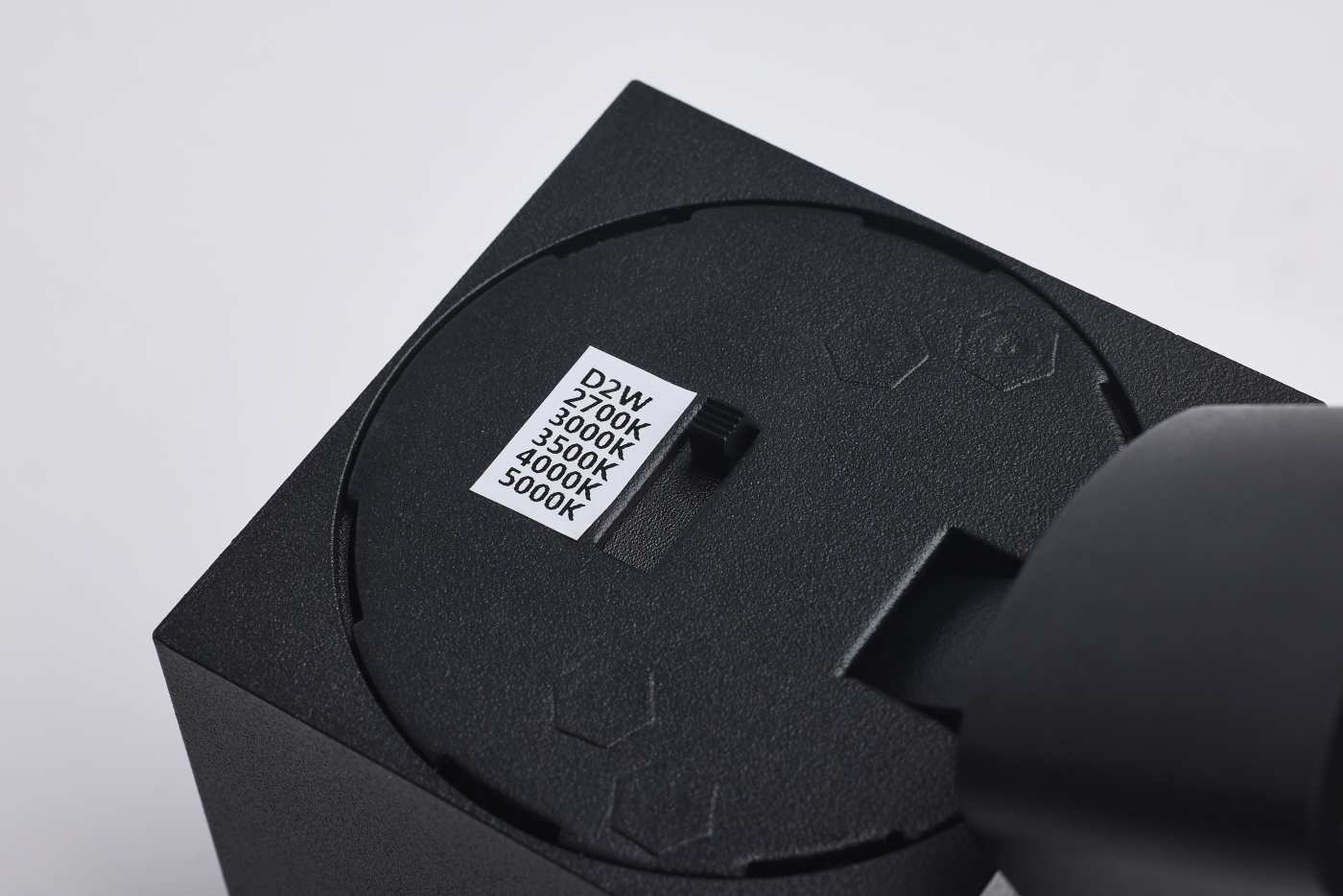 8W SQUARE D2W 6CCT BLACK 36' - JH5052