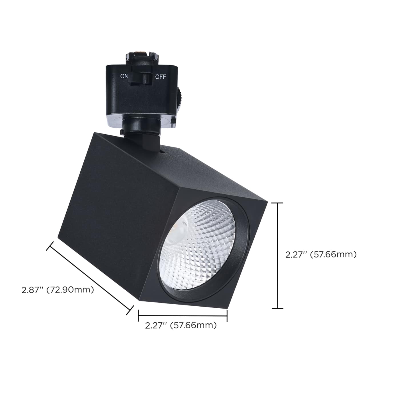 8W SQUARE D2W 6CCT BLACK 36' - JH5052