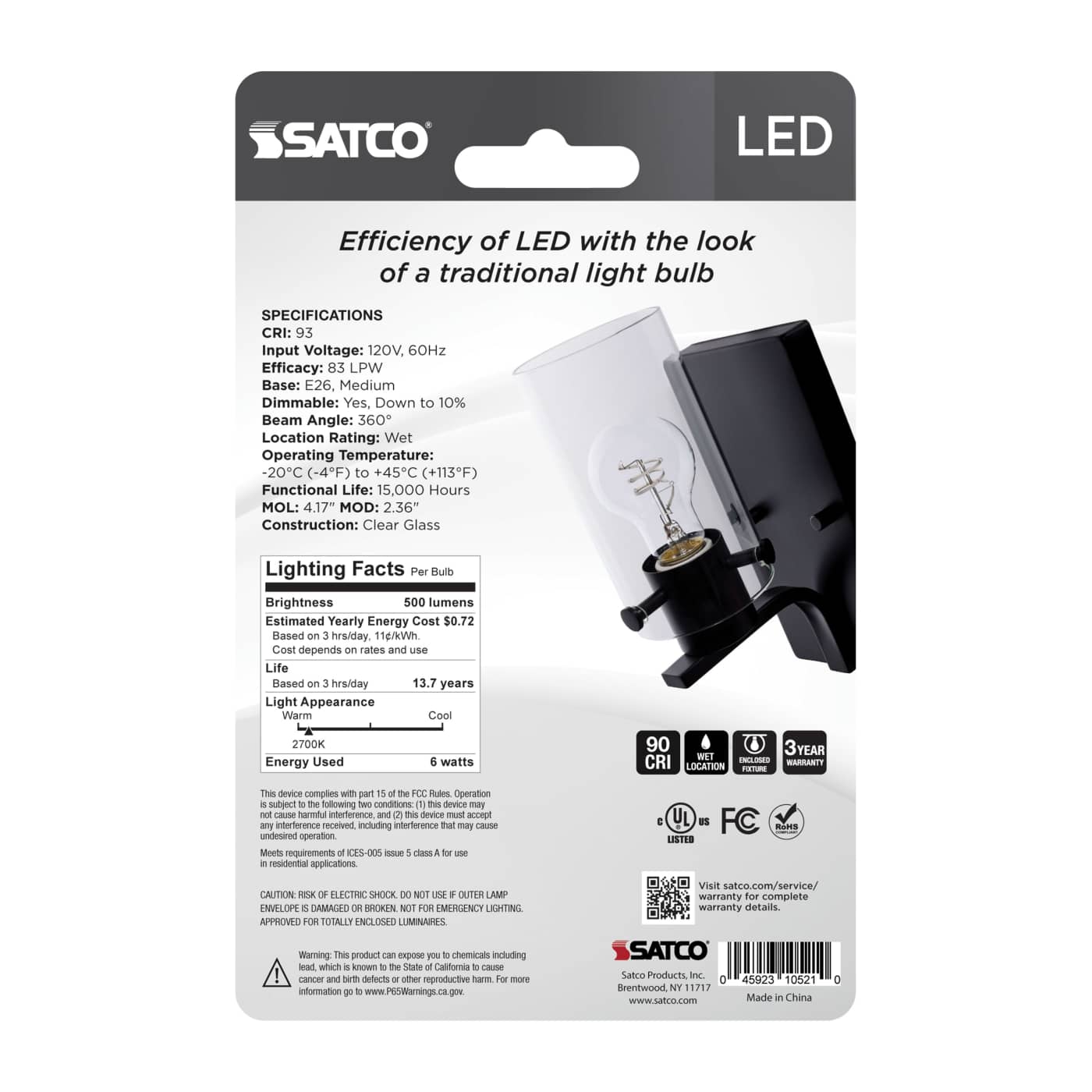 6A19/CL/LED-GF/COIL/927/1CD - S10521