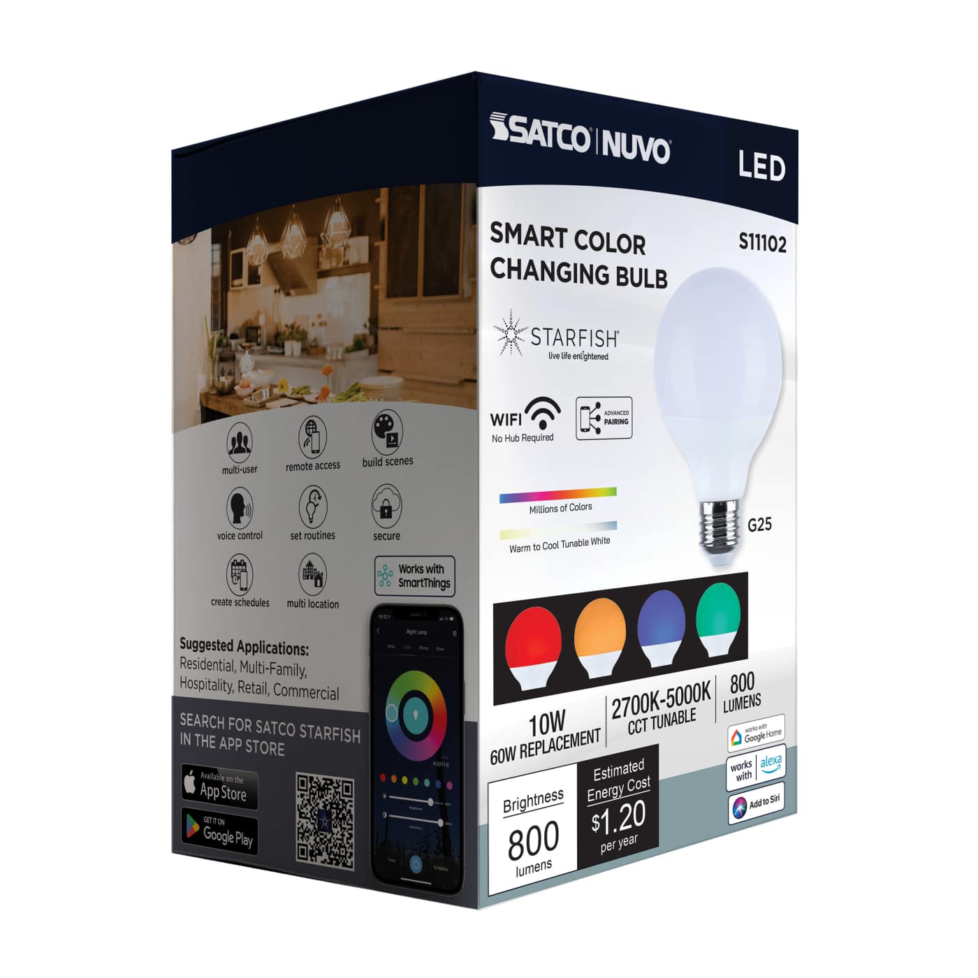 G25/10W/LED/RGBTW/SF - S11102