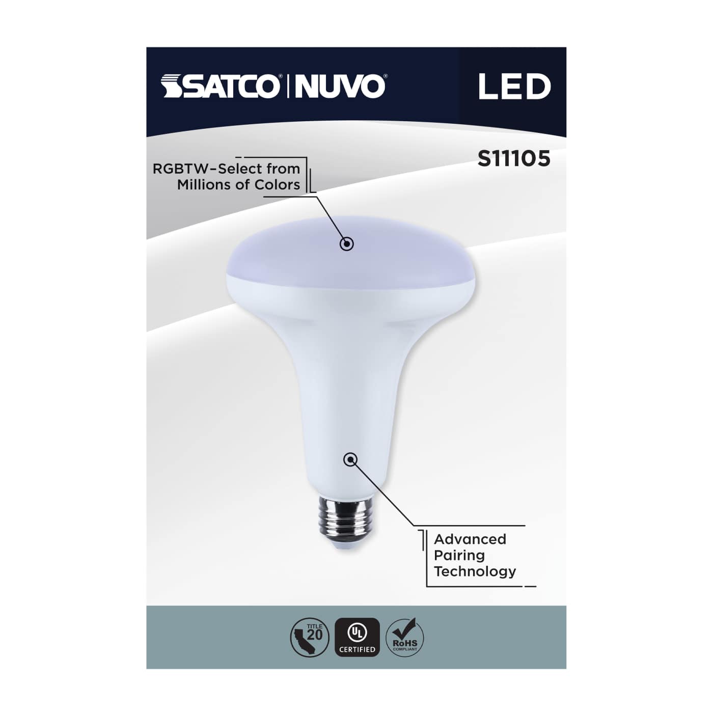 BR40/12W/LED/RGBTW/SF - S11105