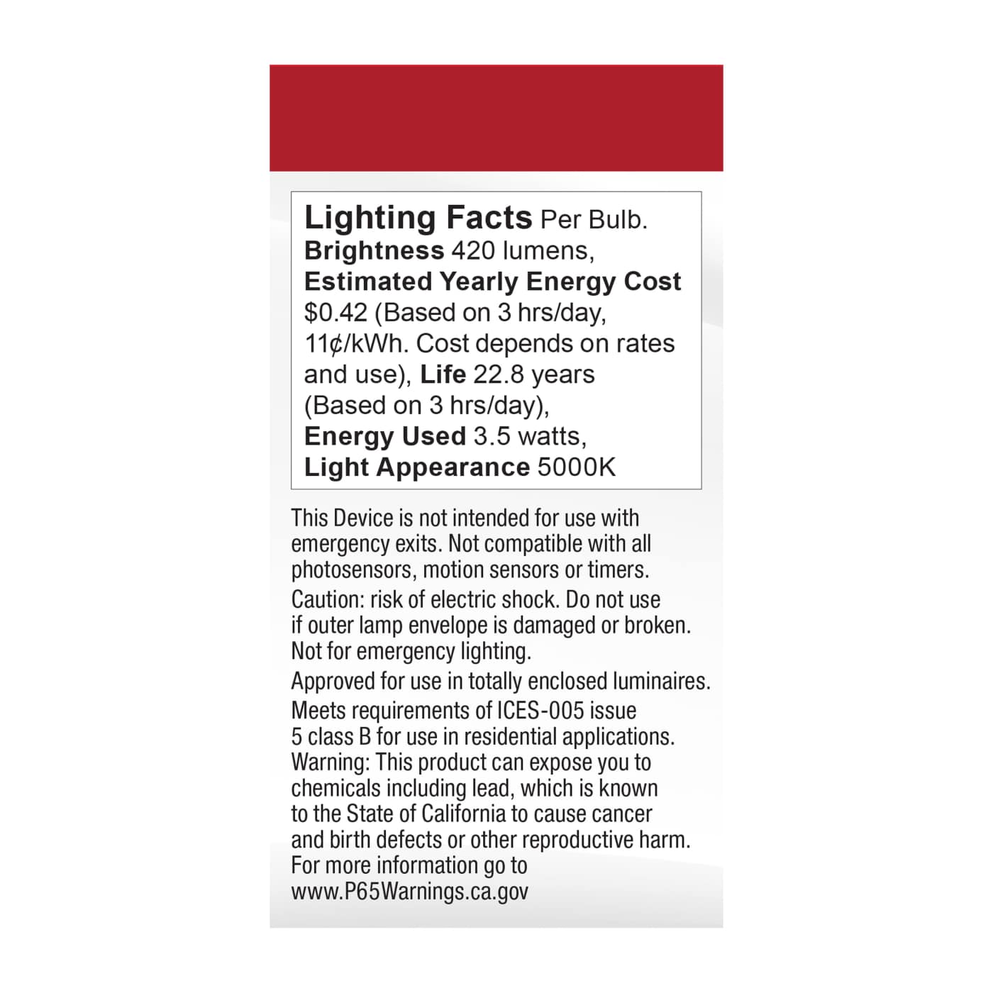 3.5WT14L/950/E27/P/ND/1PK - S11208