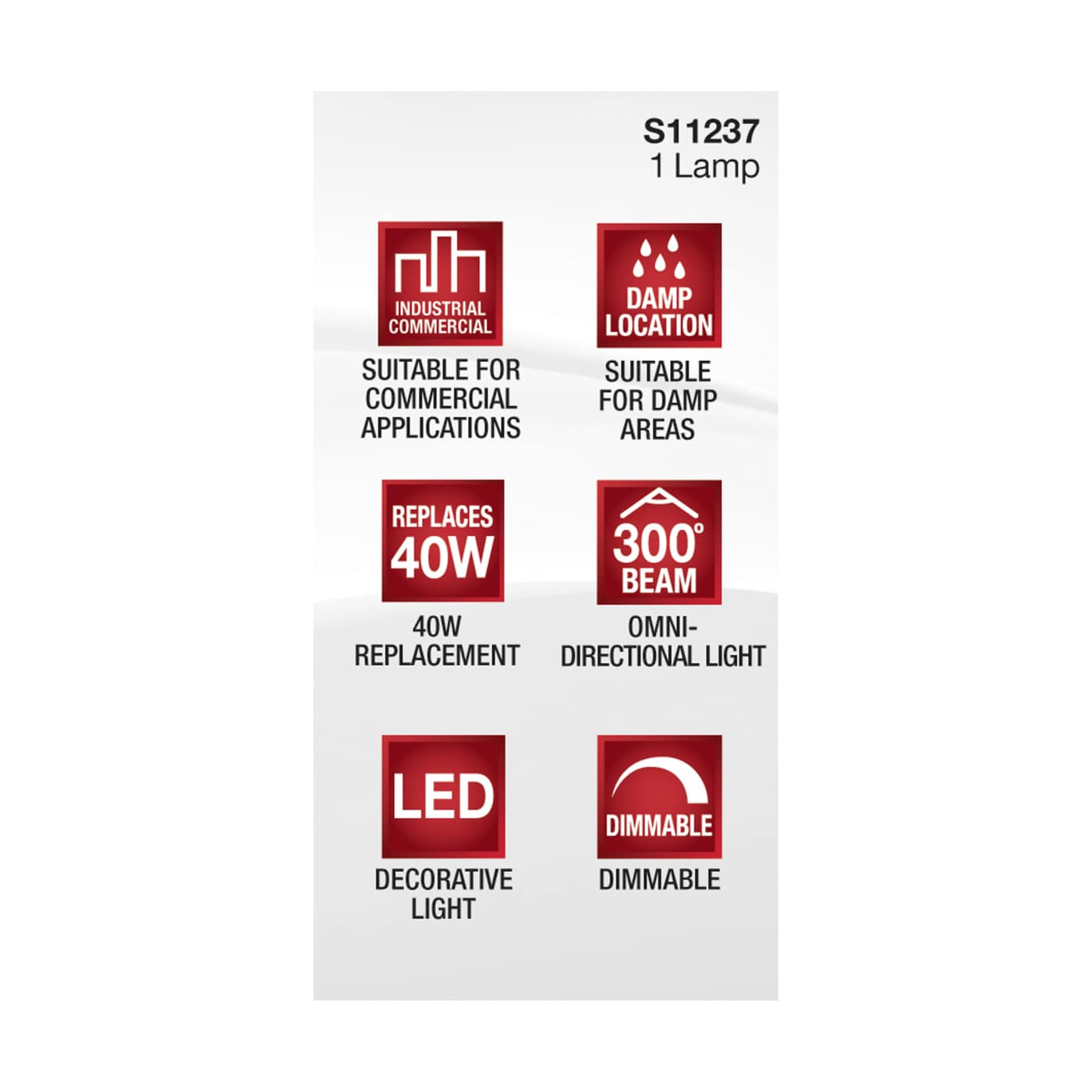 5W/LED/G9/840/FR/120V/DIM - S11237