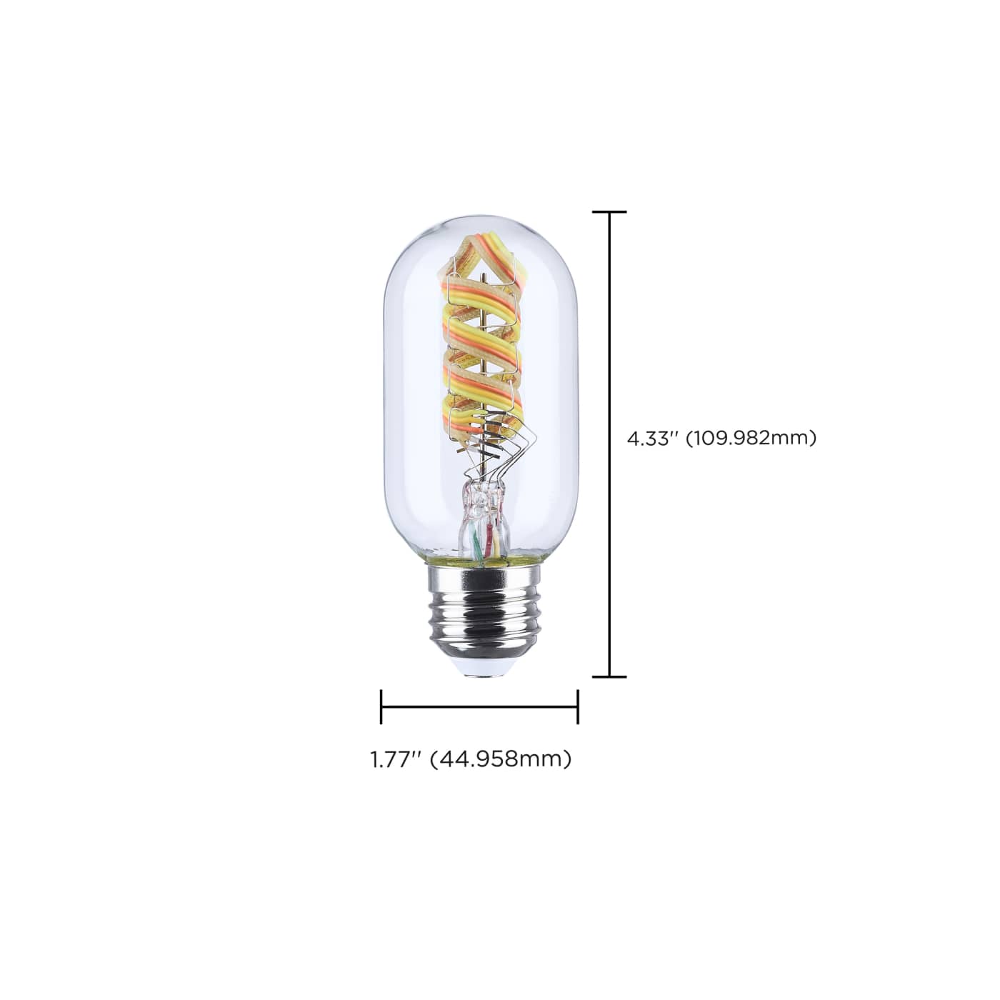 T14/5.5W/LED/RGBTW/SF/CL/E26 - S11244