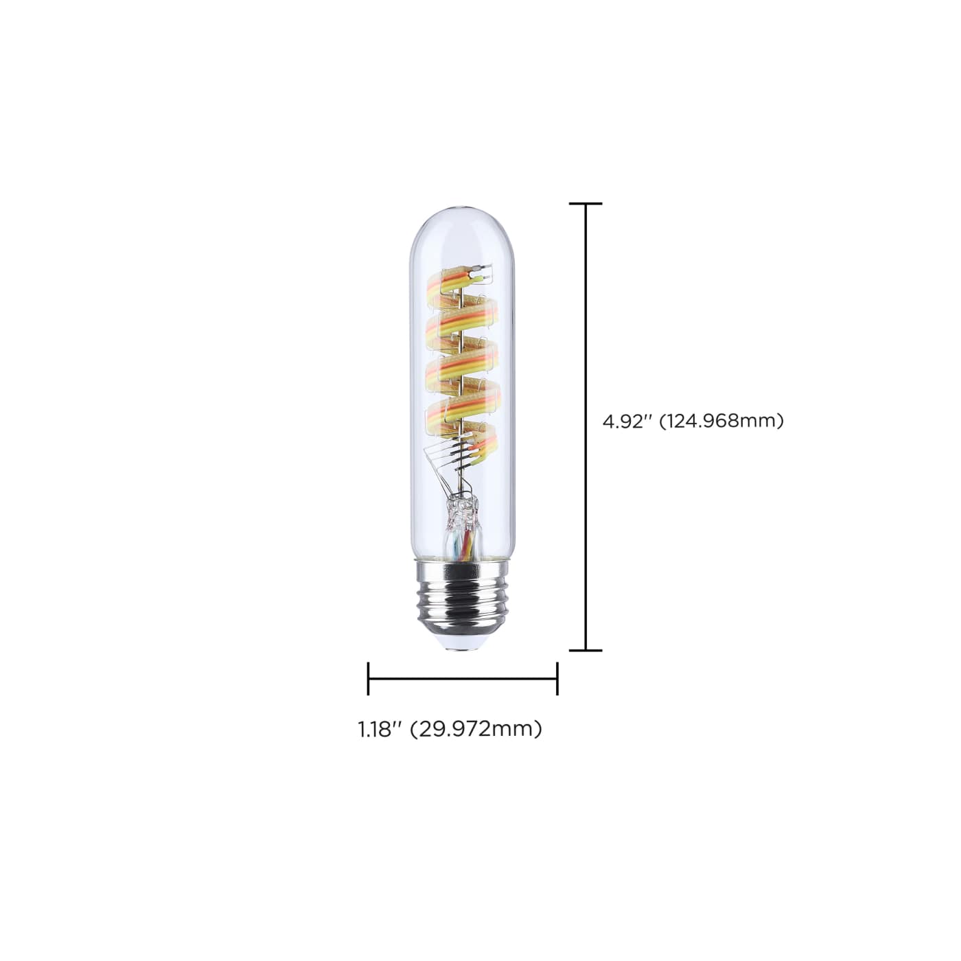 T10/5.5W/LED/RGBTW/SF/CL/E26 - S11245