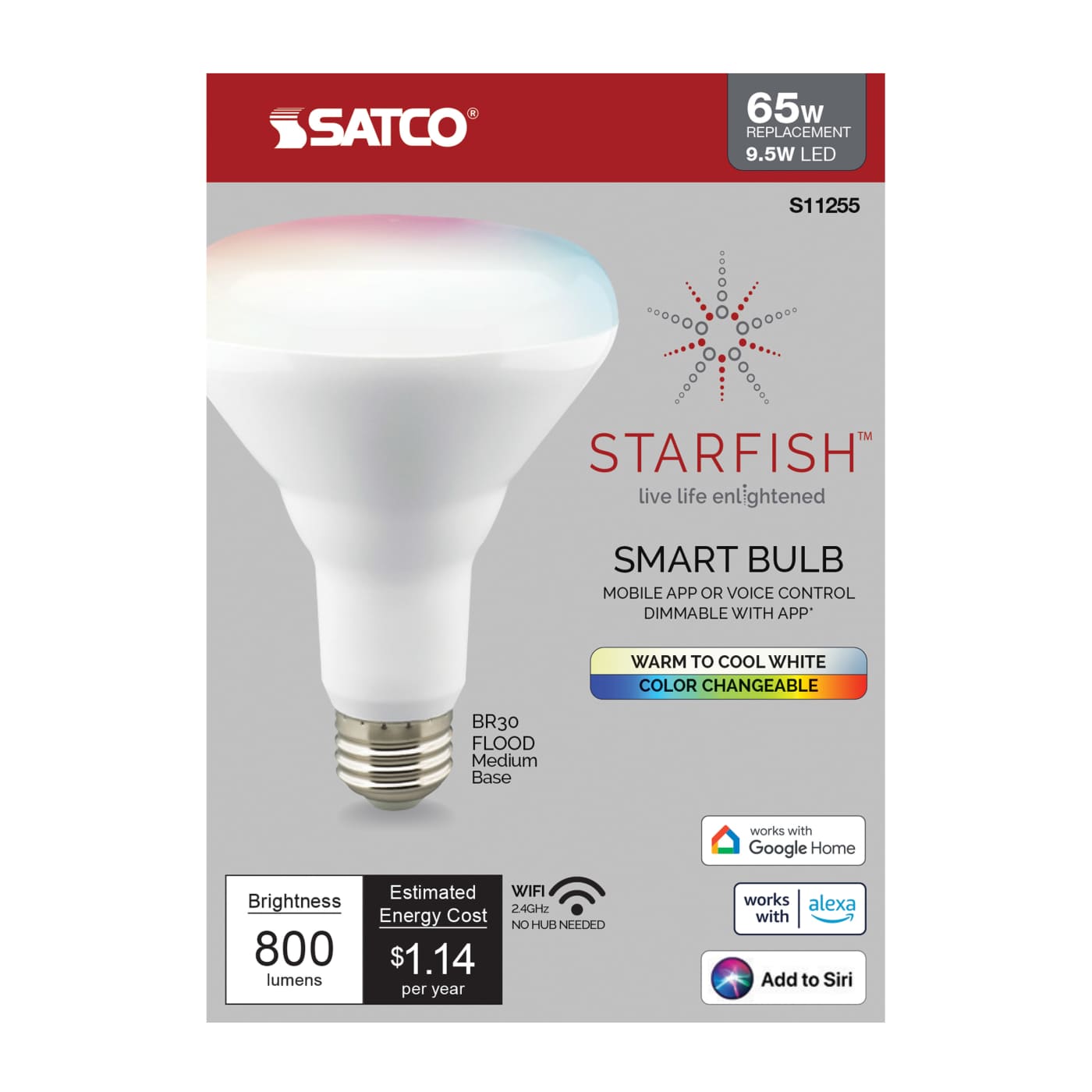9.5BR30/LED/RGB/TW/SF - S11255