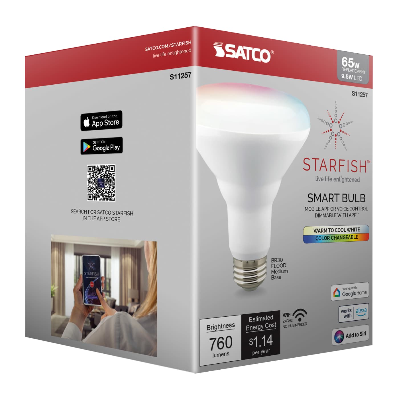 9.5BR30/LED/RGB/TW/T20/SF - S11257