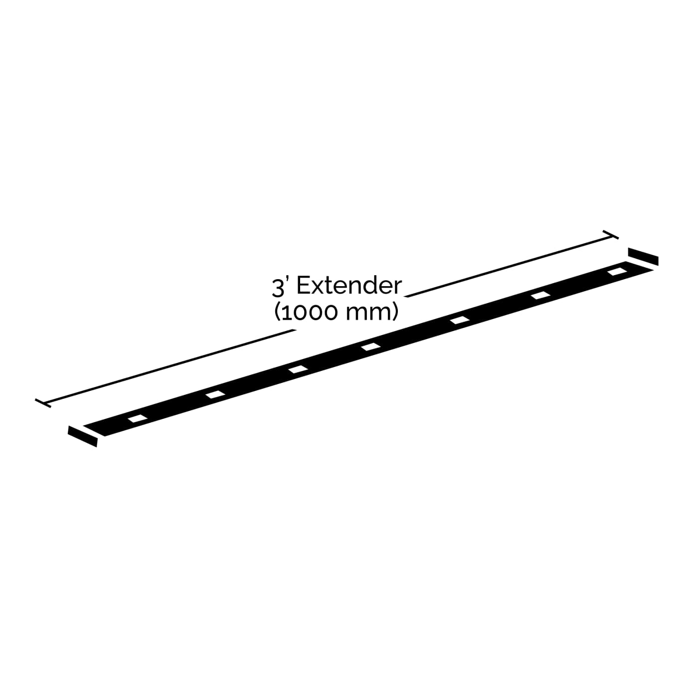 8W/LED/STRIP/IP20/SF/3FT-EXT - S11264