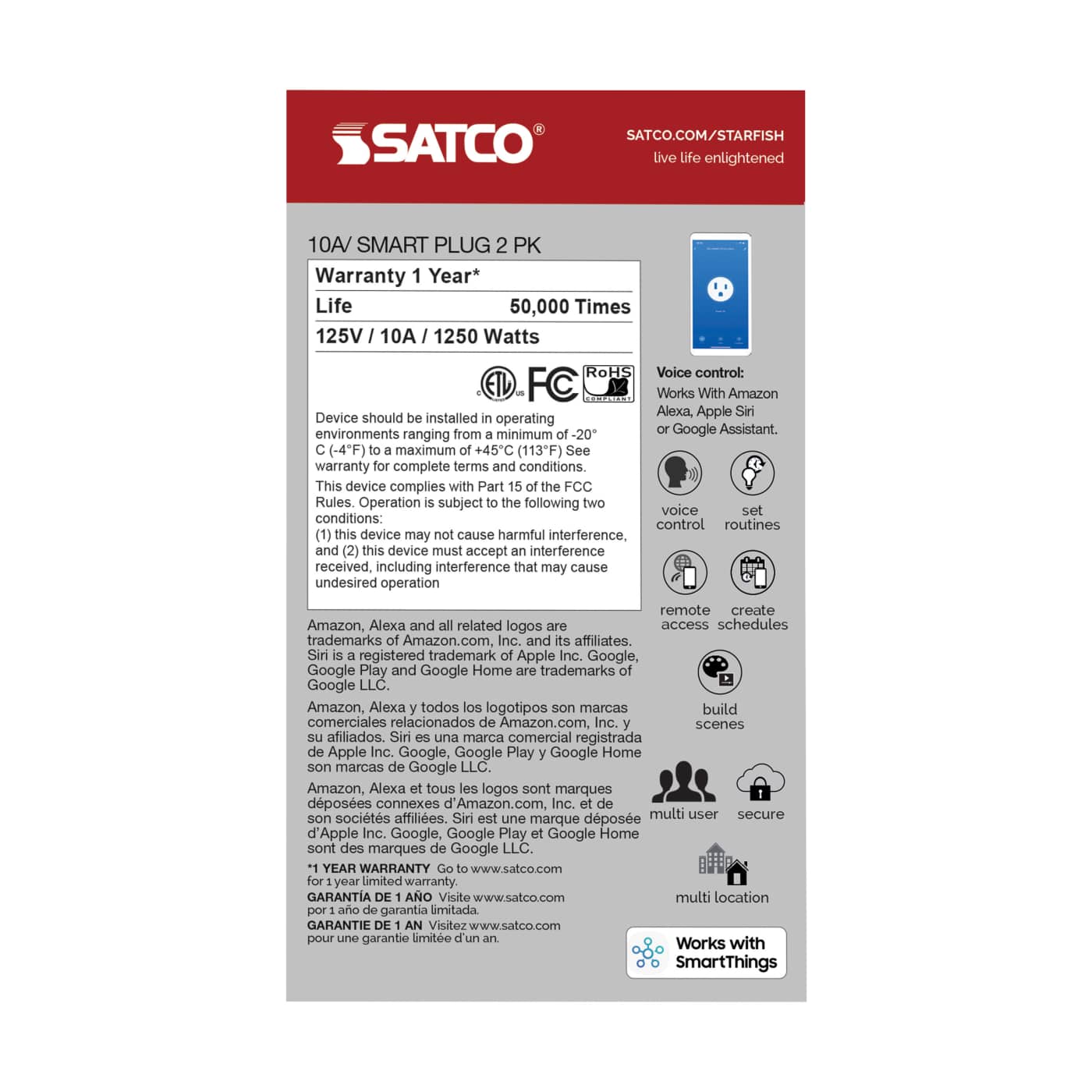 10A/SMART-PLUG/SF/2PK (MINI SQ - S11269