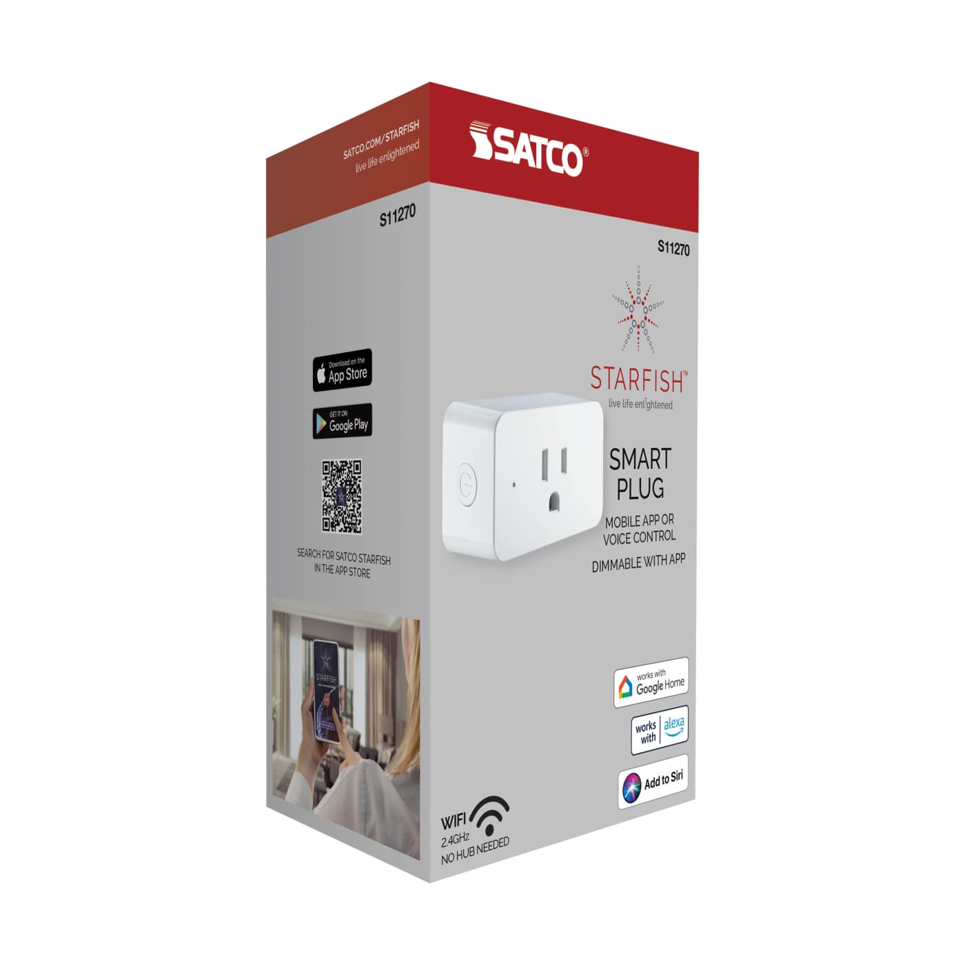 15A/SMART-PLUG/SF/DIM (RECTANG - S11270