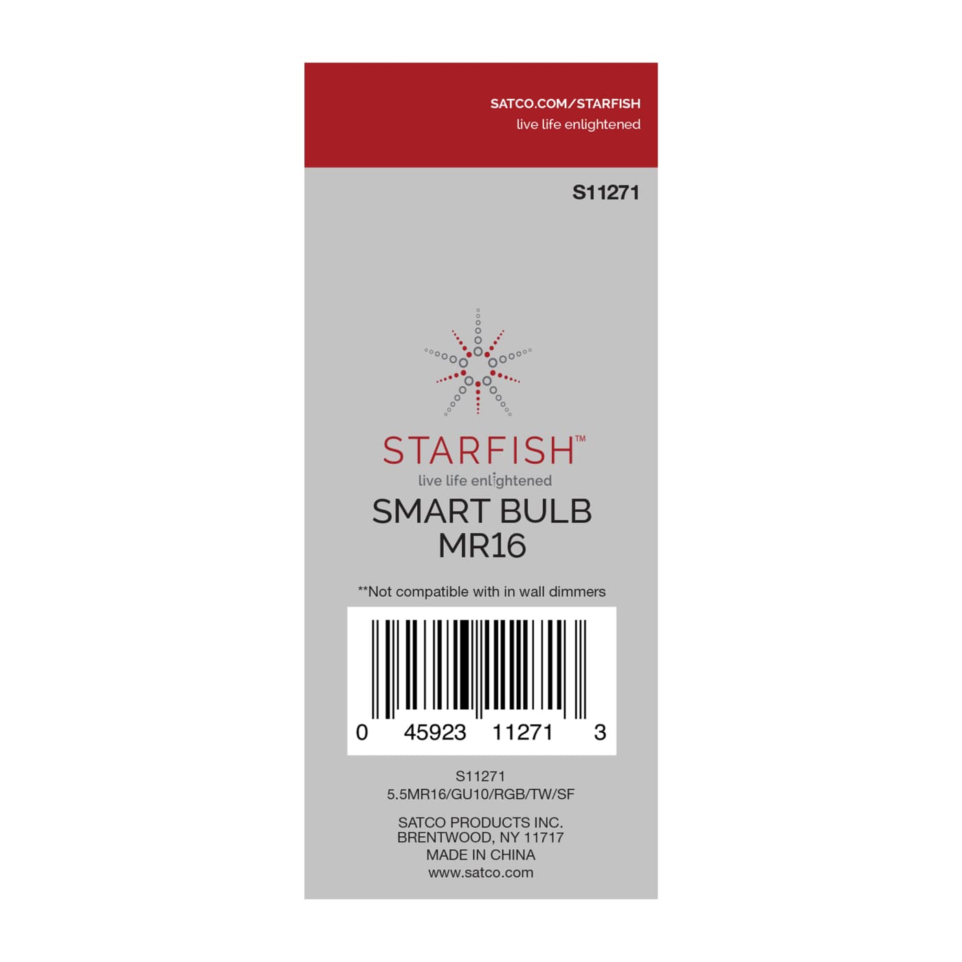 5.5MR16/GU10/RGB/TW/SF - S11271