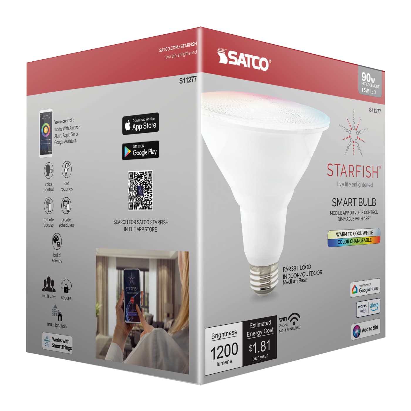 15PAR38/LED/RGB/TW/T20/SF - S11277