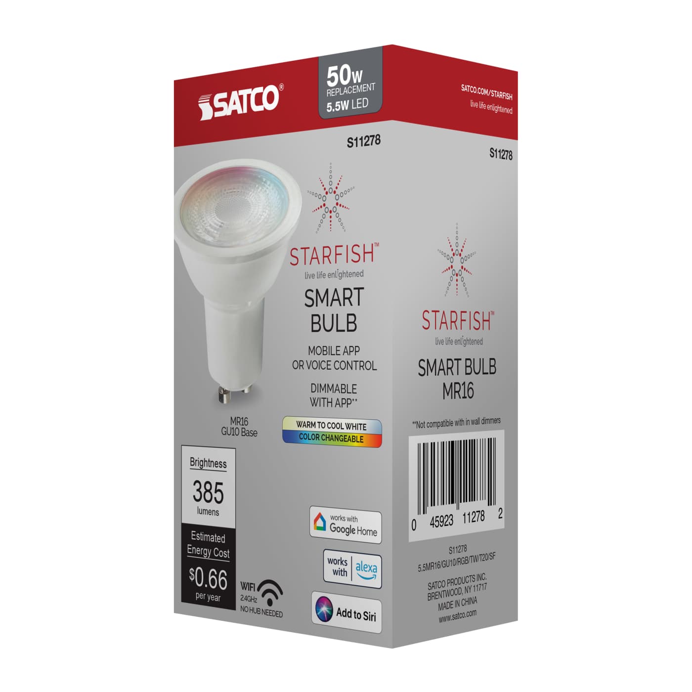 5.5MR16/GU10/RGB/TW/T20/SF - S11278