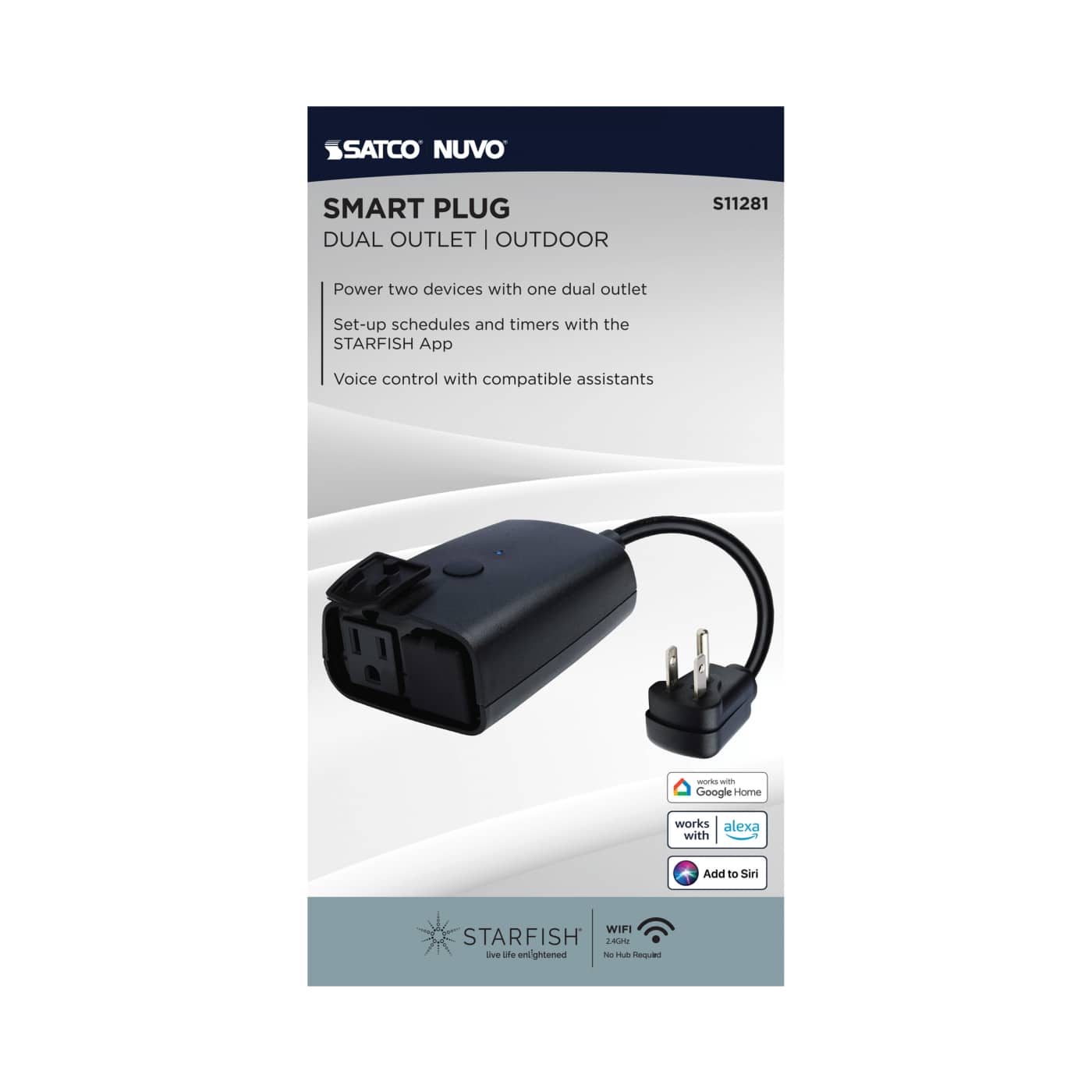 15A SMART OUTDOOR DUAL PLUG - S11281