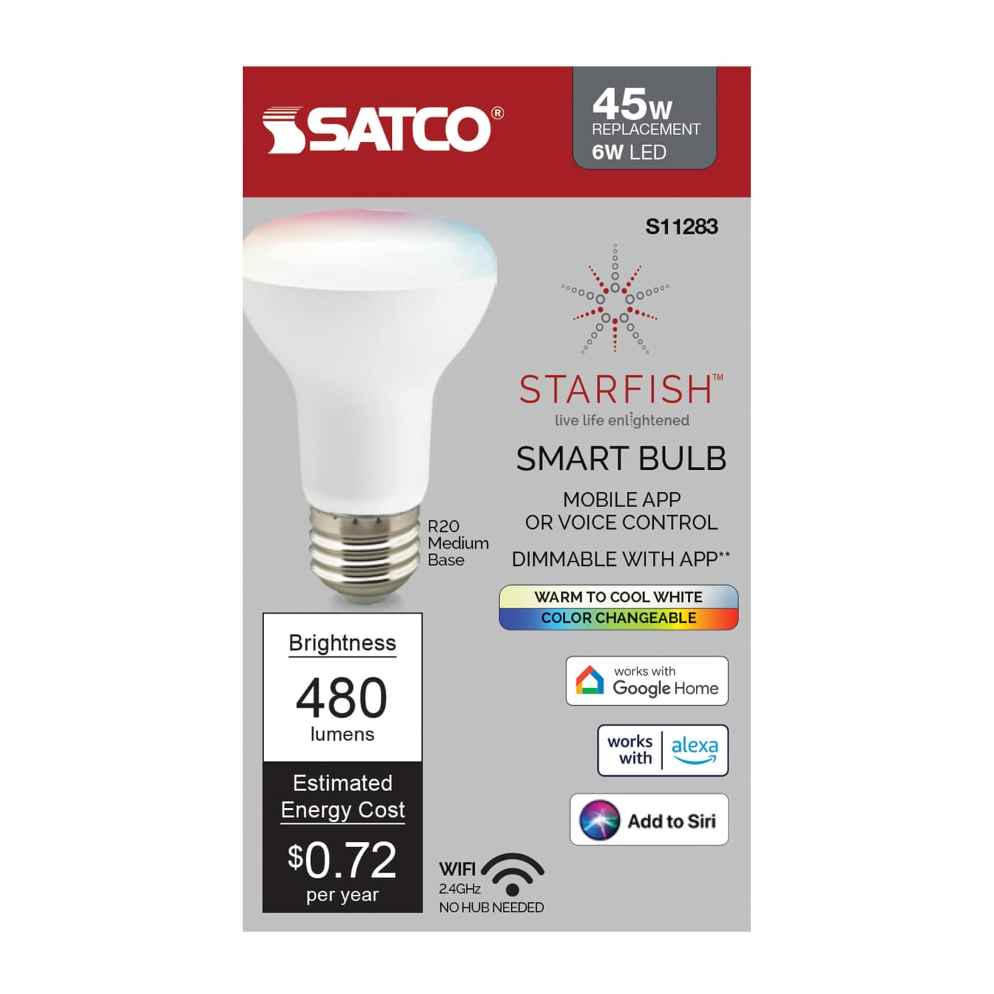 6R20/LED/RGB/TW/T20/SF - S11283