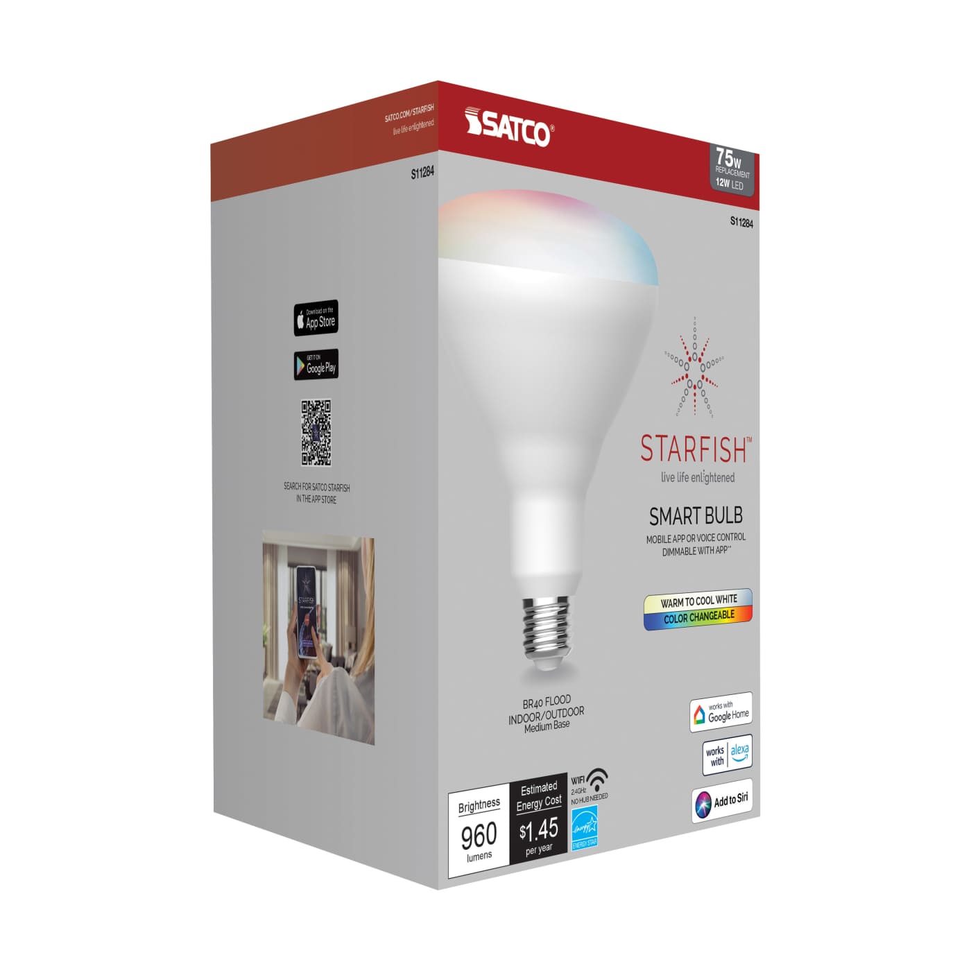 12BR40/LED/RGB/TW/T20/SF - S11284