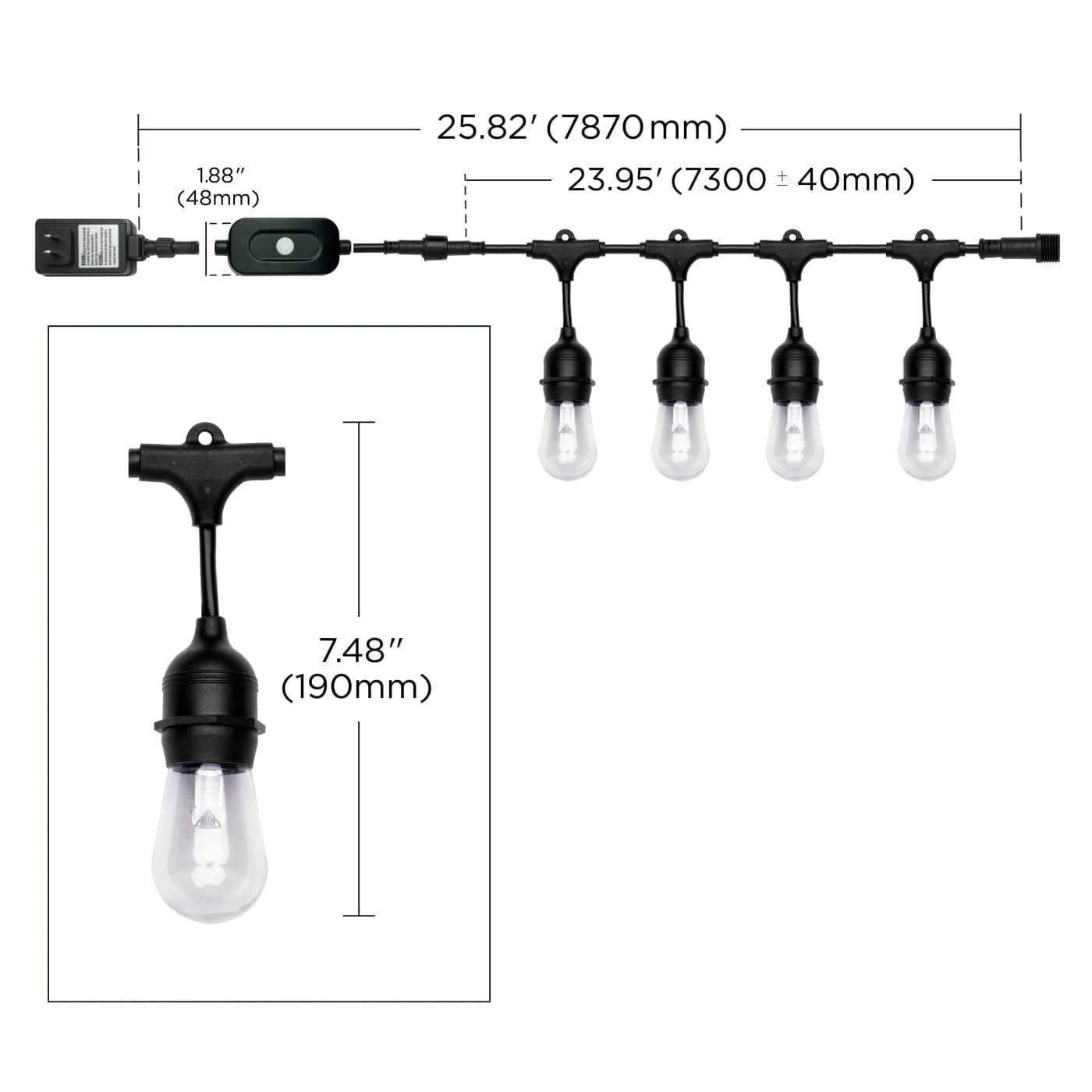 10W/LED/STRING/RGBW/SF - S11288