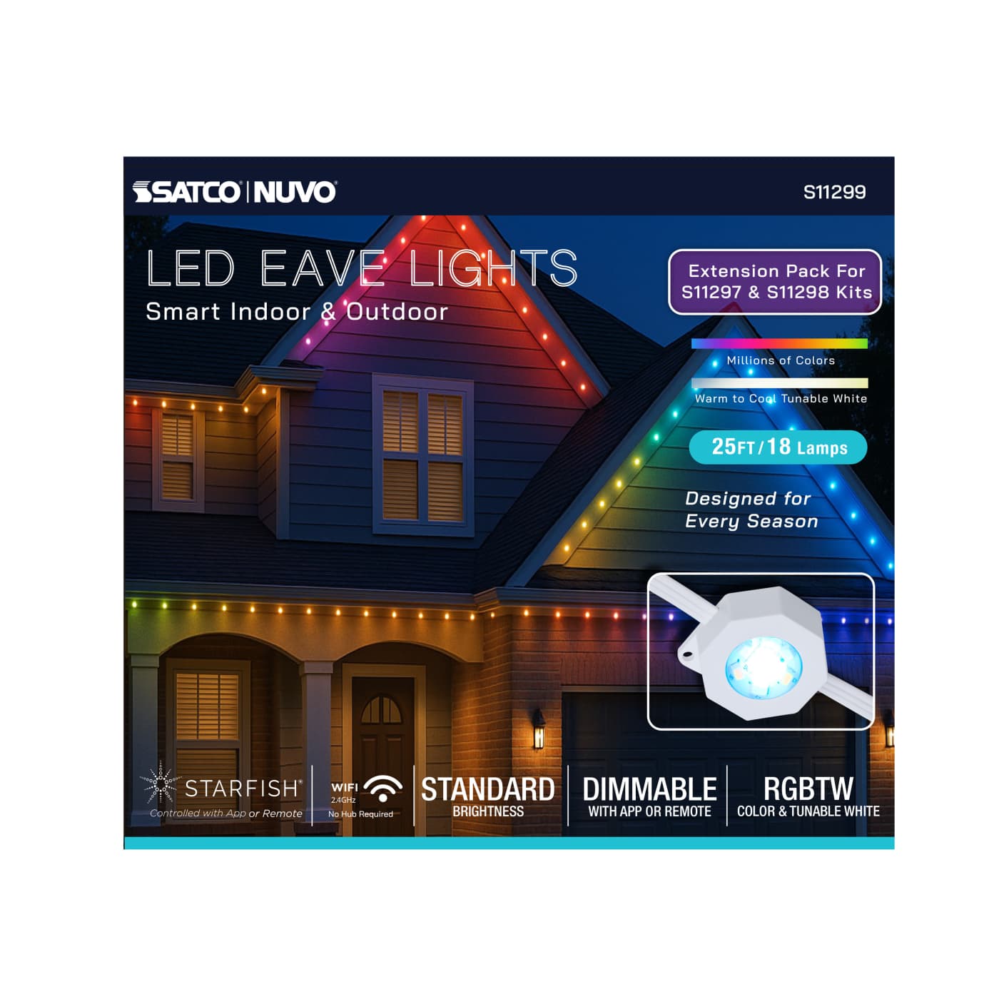 25FT/18LED/PSL/EXT/SF/RGBTWIC - S11299