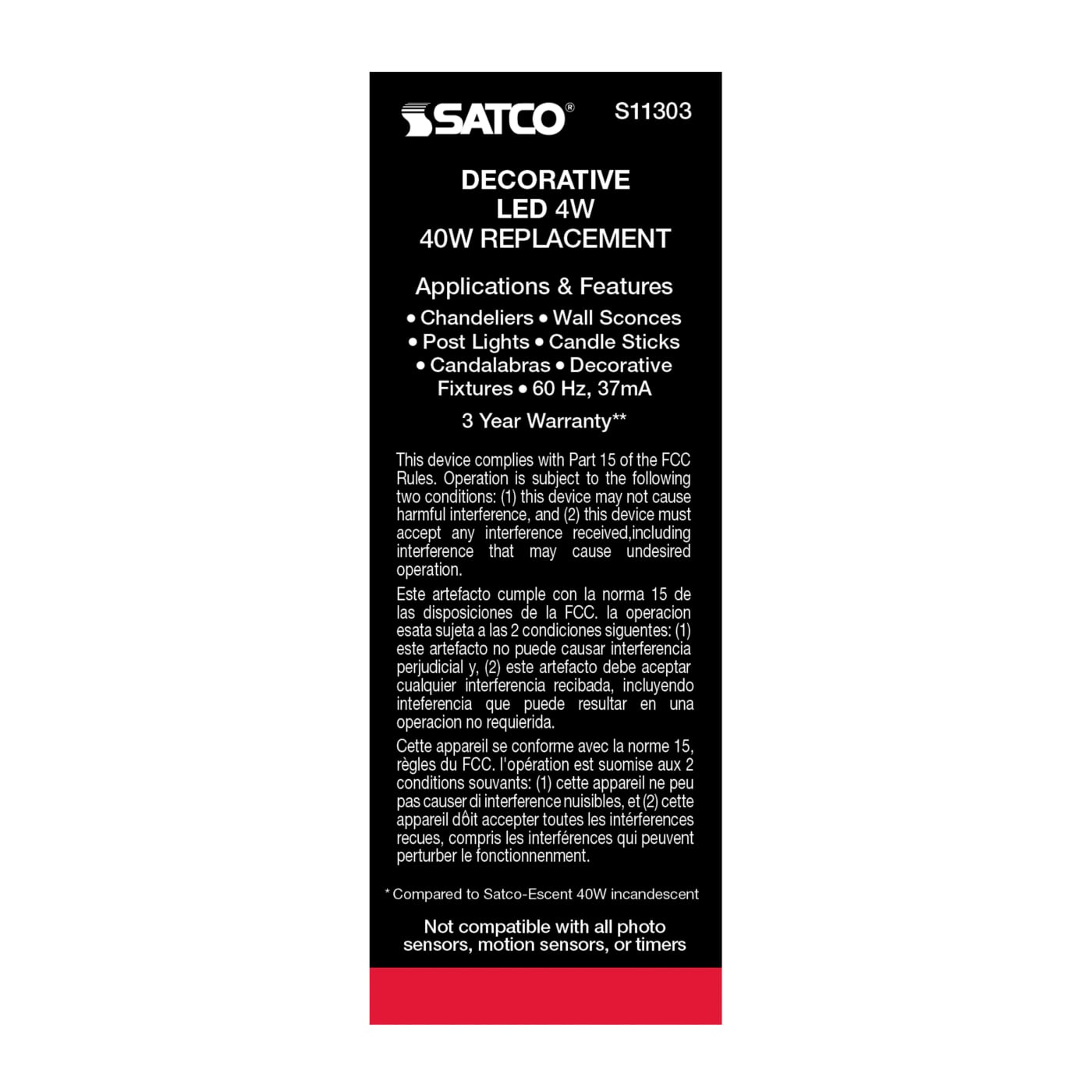 4CA11/LED/A/E12/21K/120V - S11303