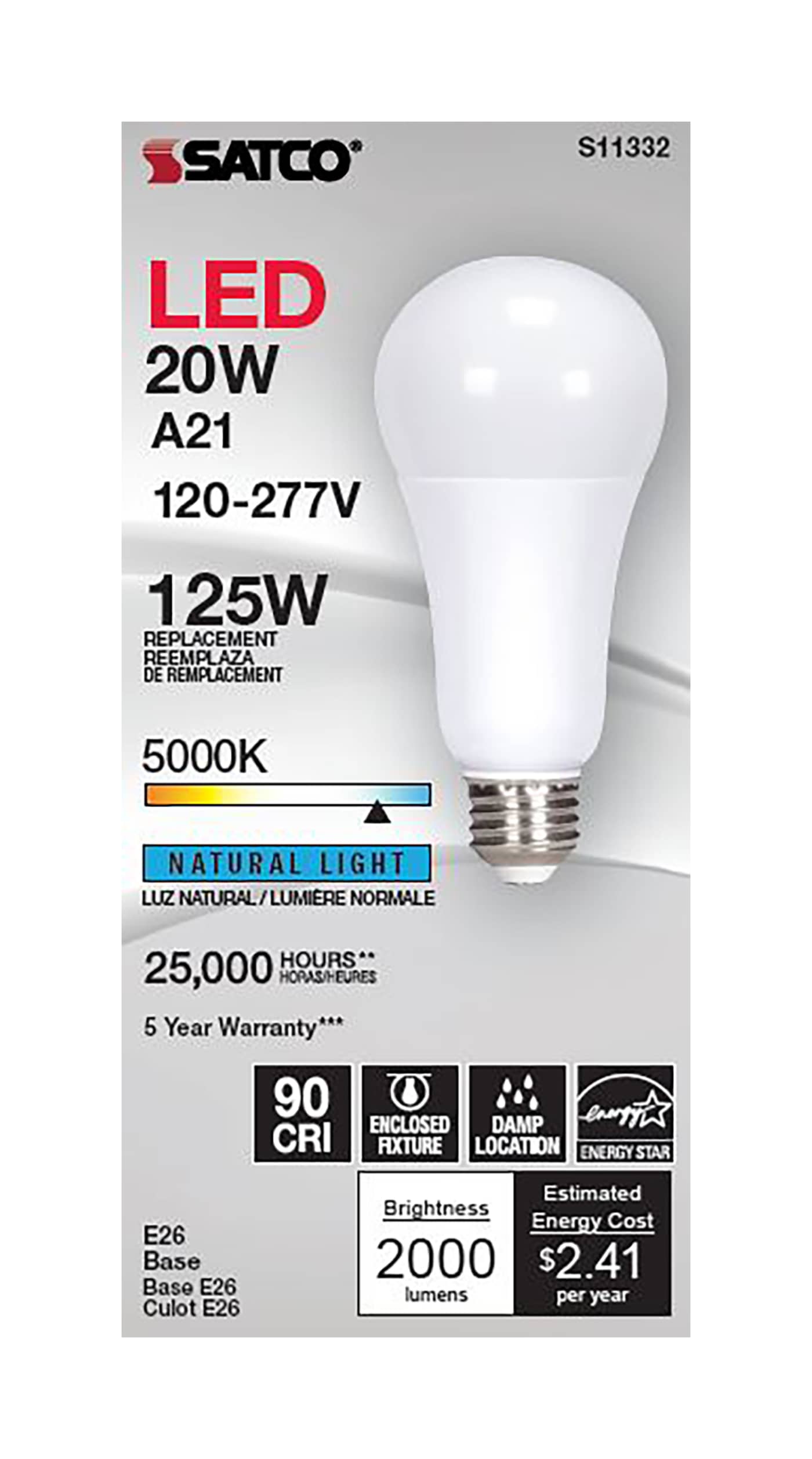 20A21/LED/950/120-277V/ND - S11332