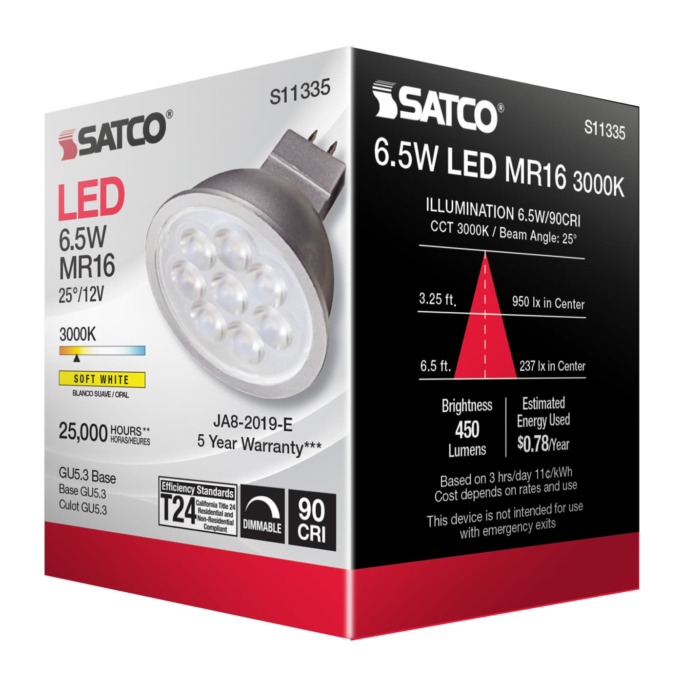 6.5MR16/LED/25'/930/12V - S11335