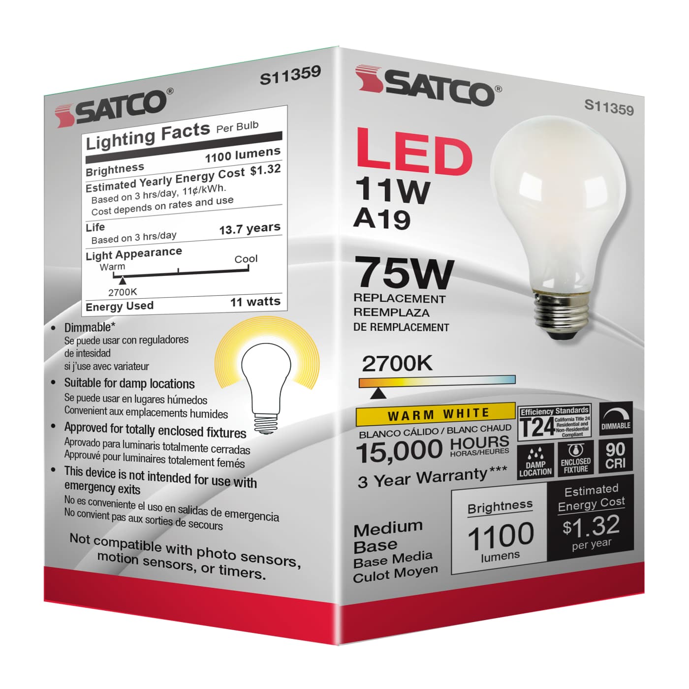 11A19/LED/927/SW/120V - S11359
