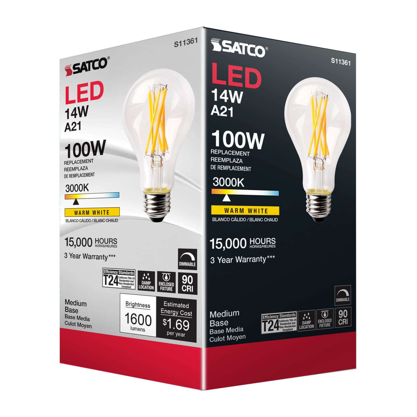 14A21/LED/930/CL/120V - S11361