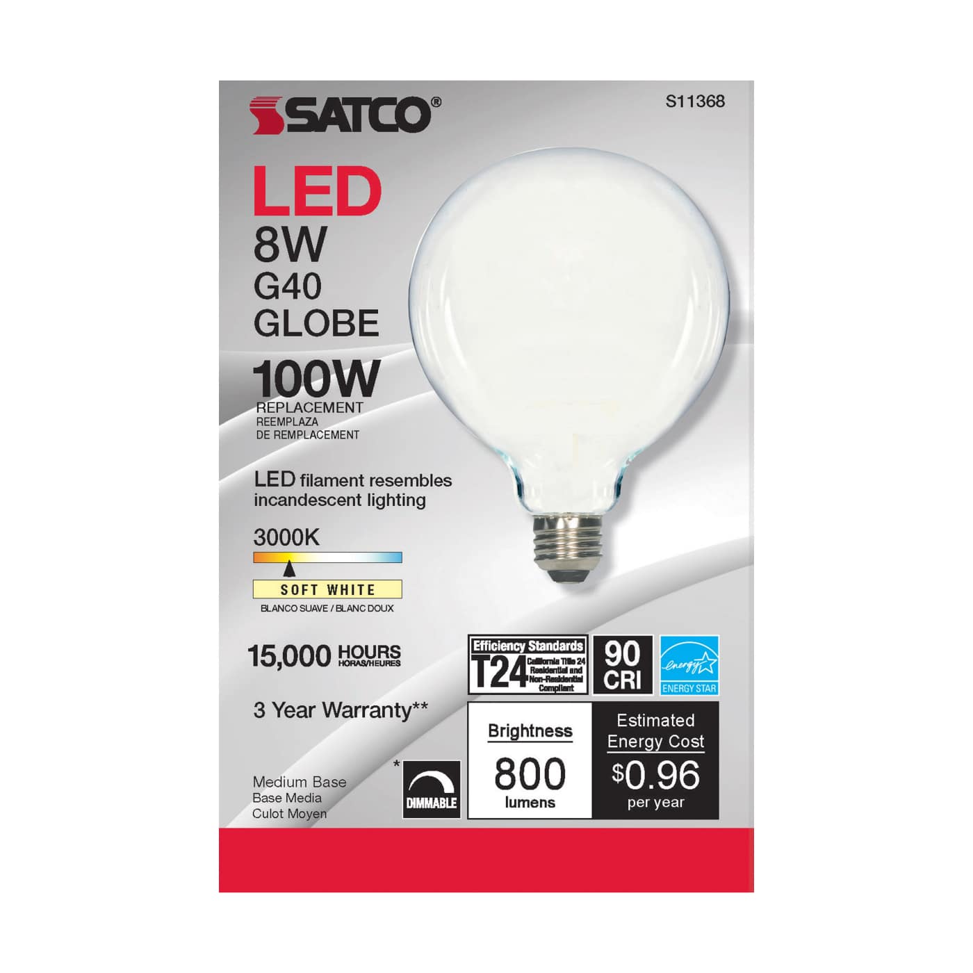 8G40/LED/930/SW/120V - S11368