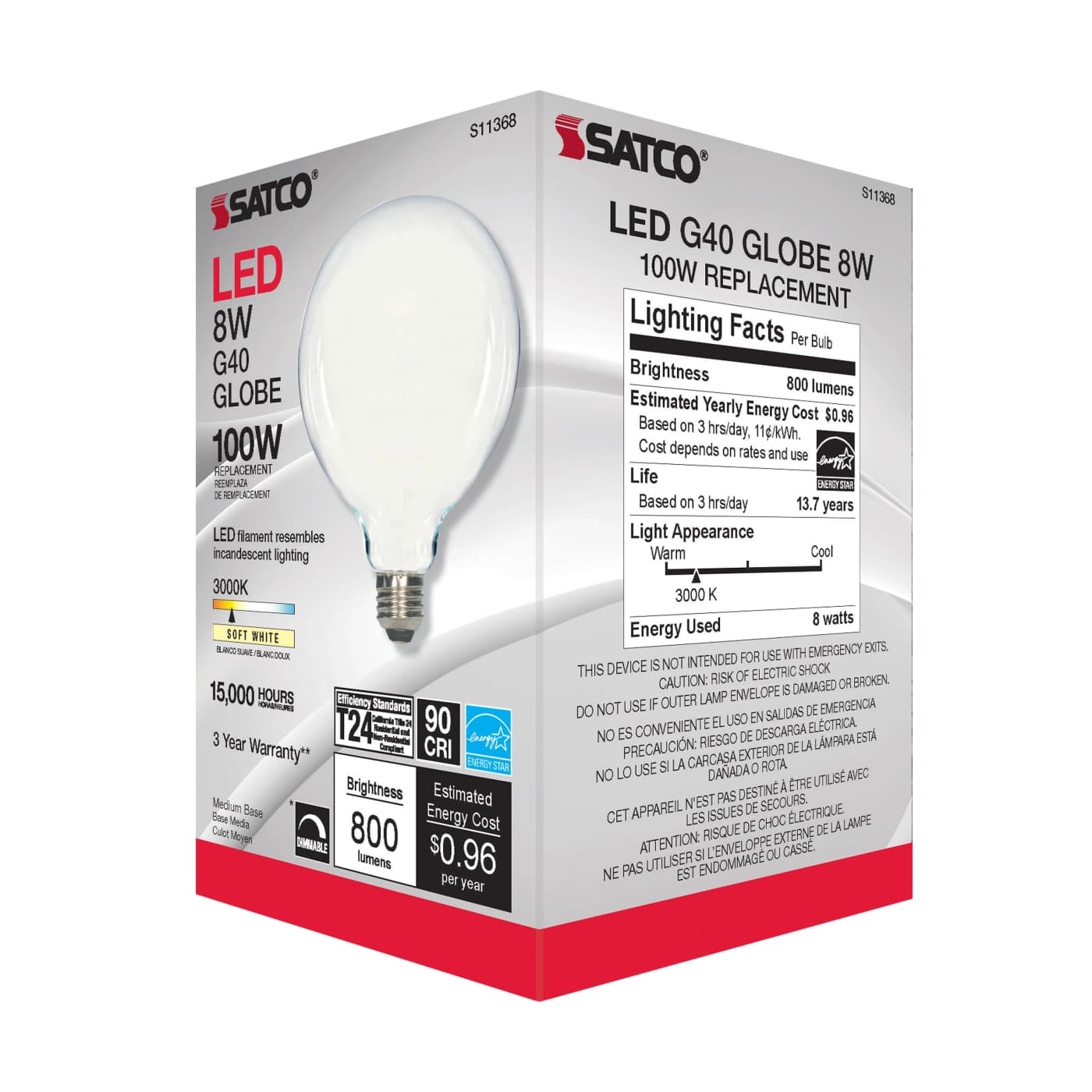 8G40/LED/930/SW/120V - S11368