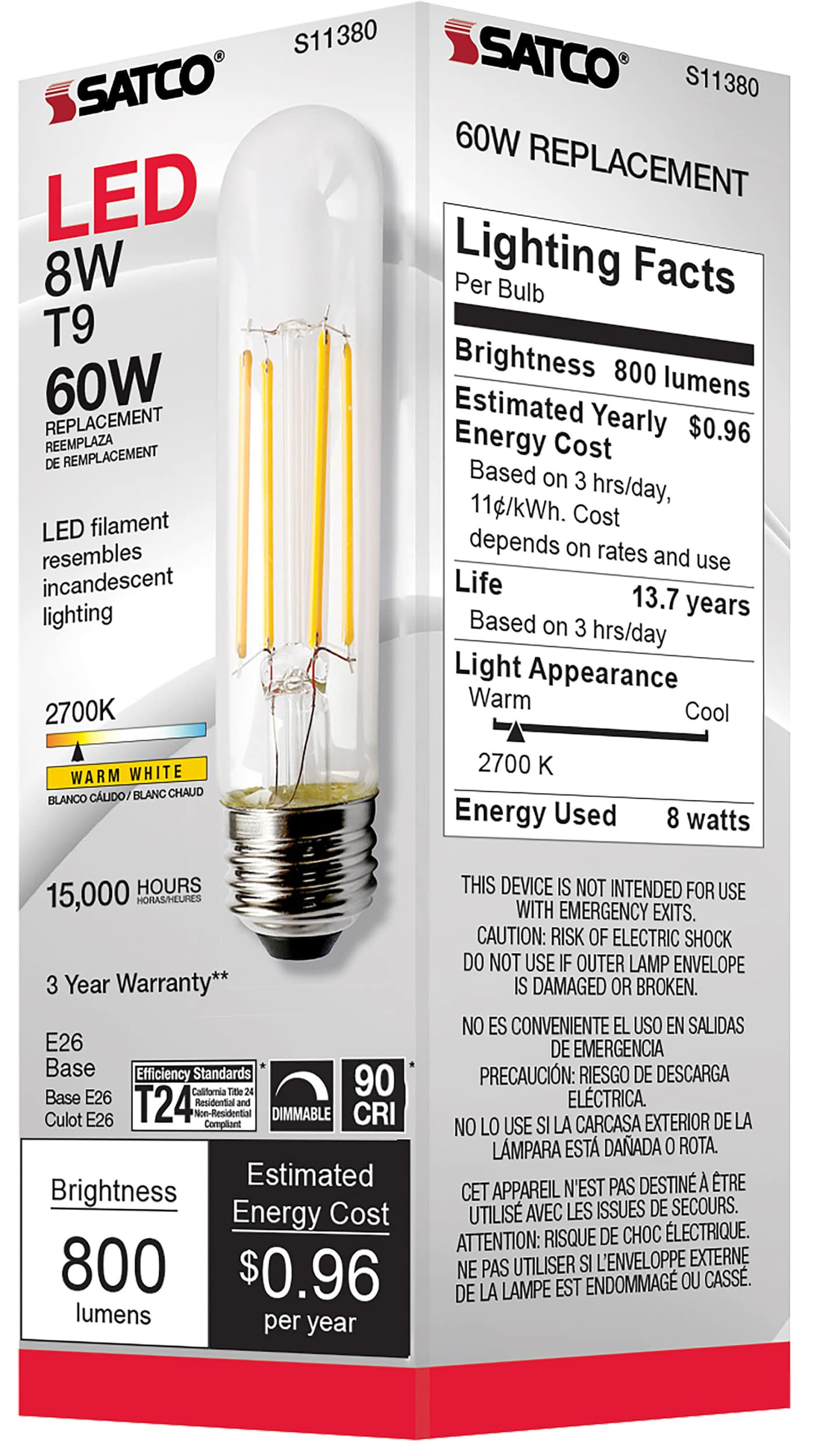 8T9/LED/927/CL/120V - S11380