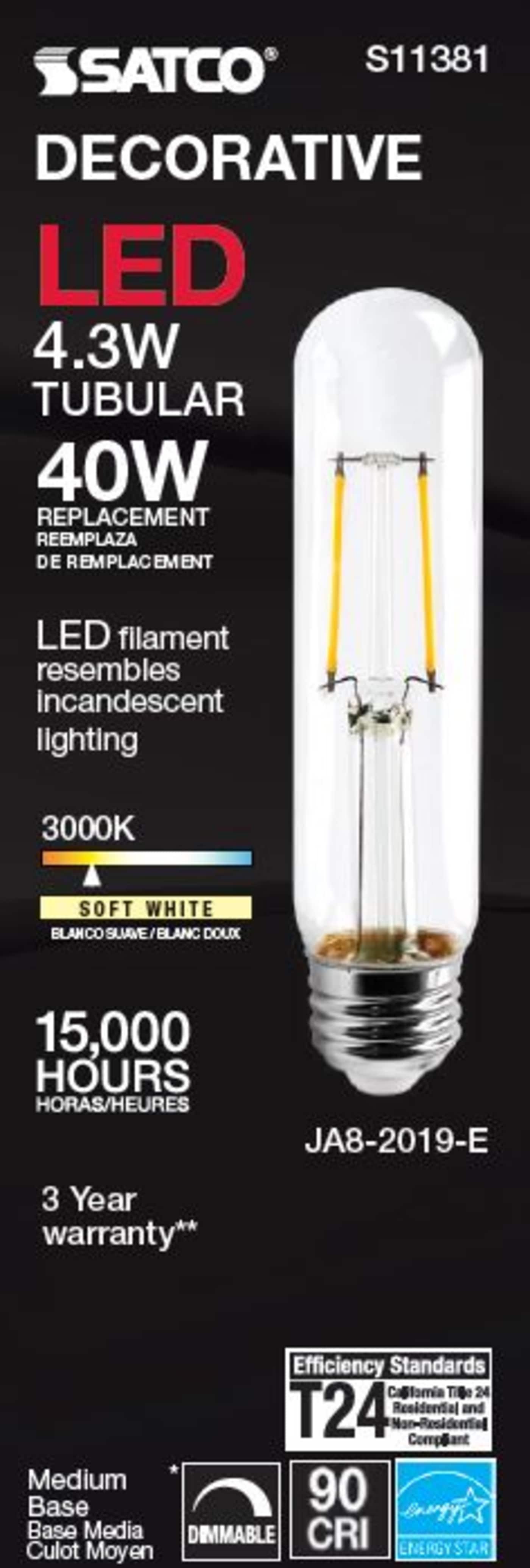 4.3T10/LED/930/CL/120V - S11381