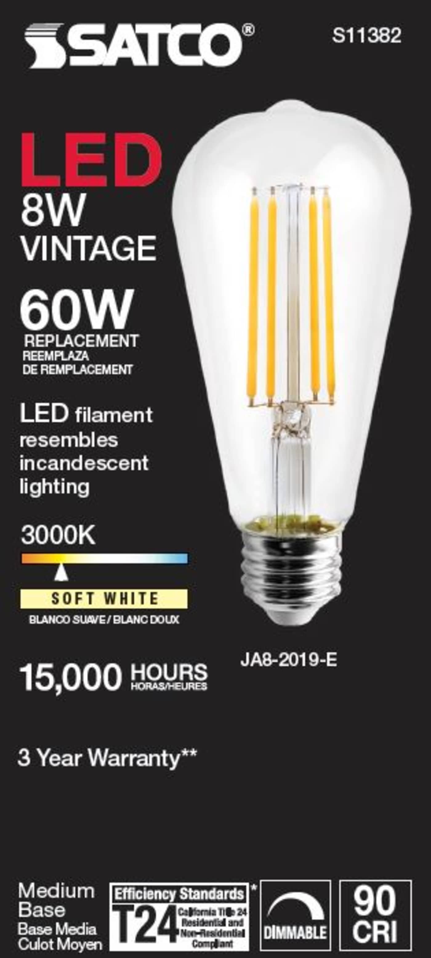 8ST19/LED/930/CL/120V - S11382