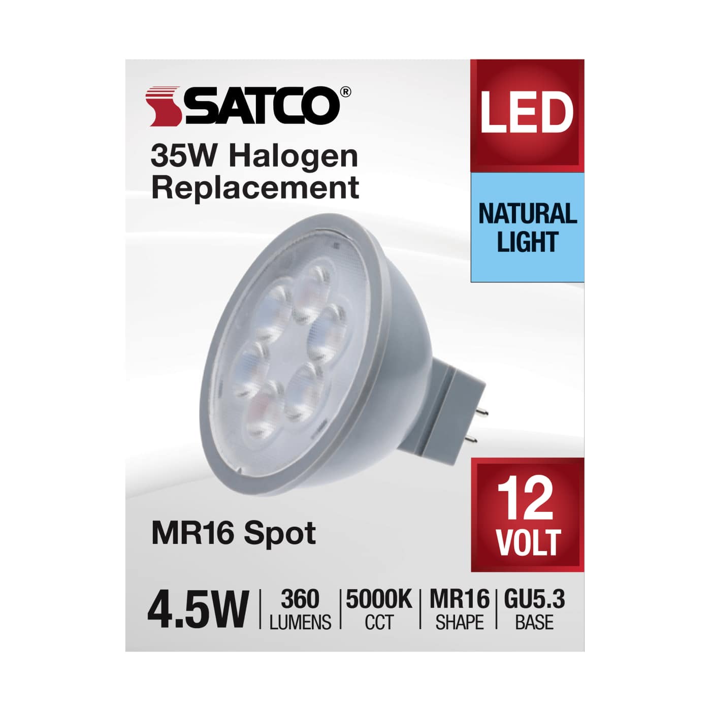 4.5MR16/LED/15'/850/12V - S11390