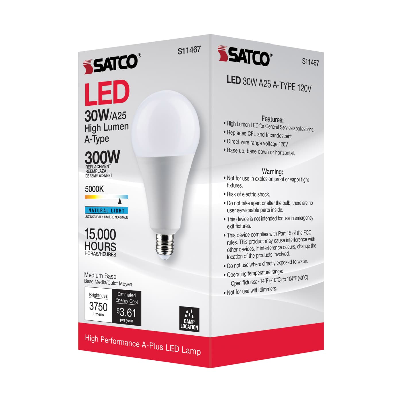 30A25/LED/850/120V/ND - S11467