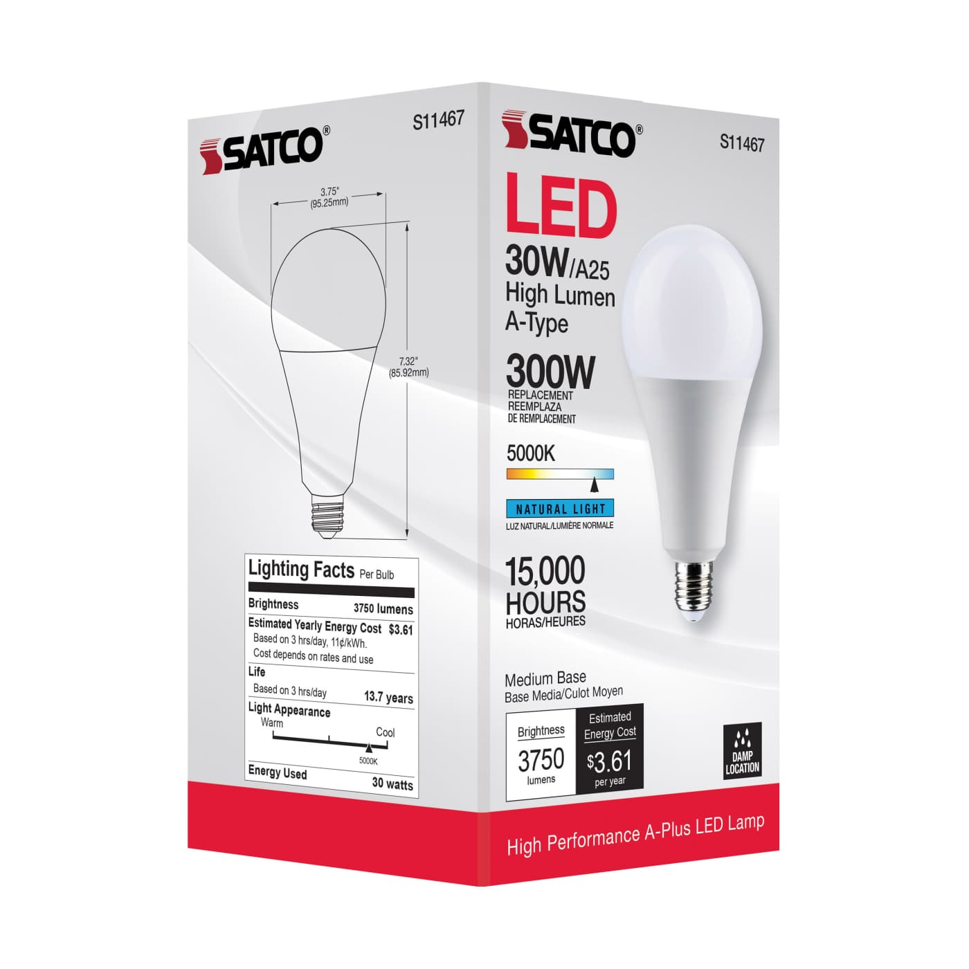 30A25/LED/850/120V/ND - S11467