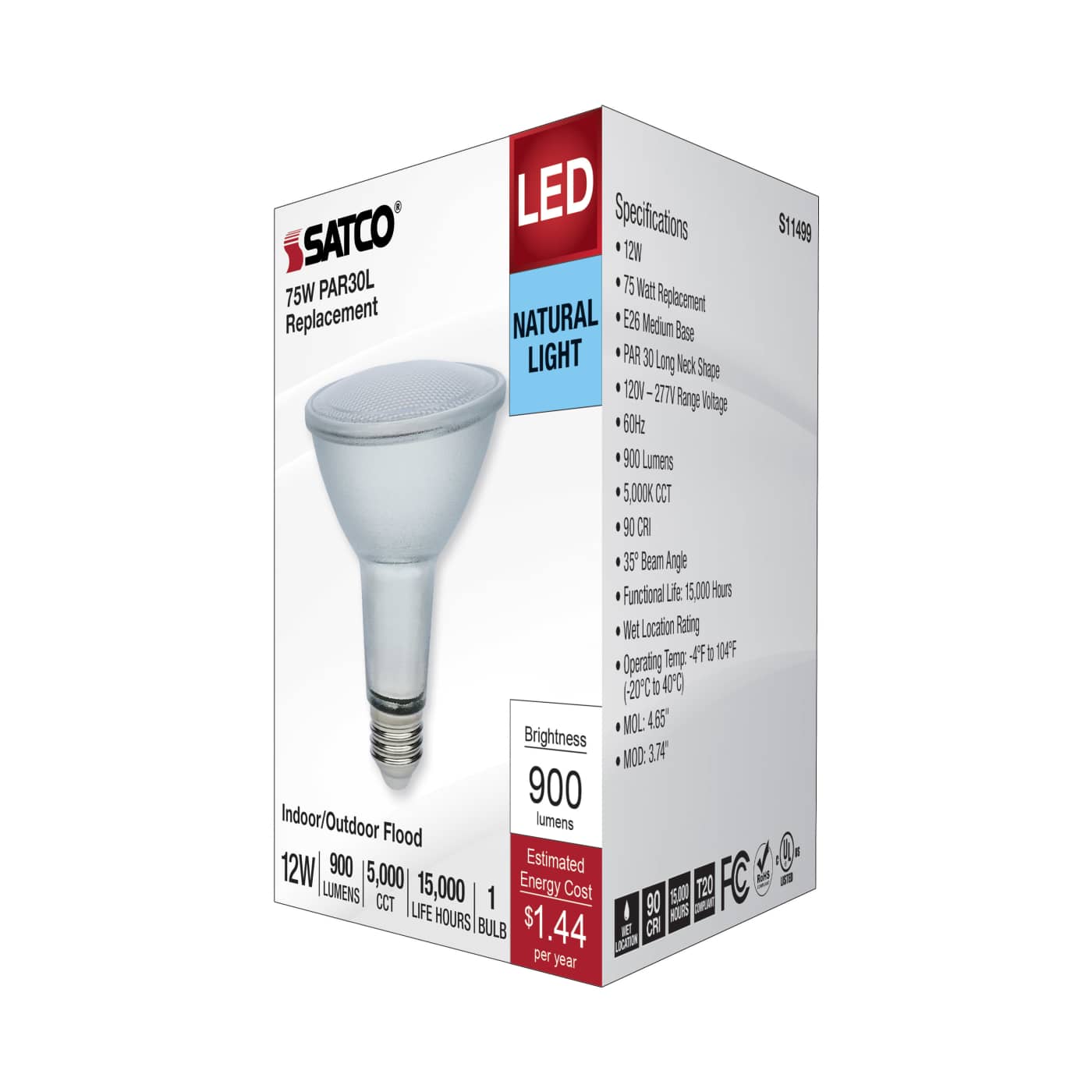 12PAR30L/LED/35'/950/120-277V - S11499