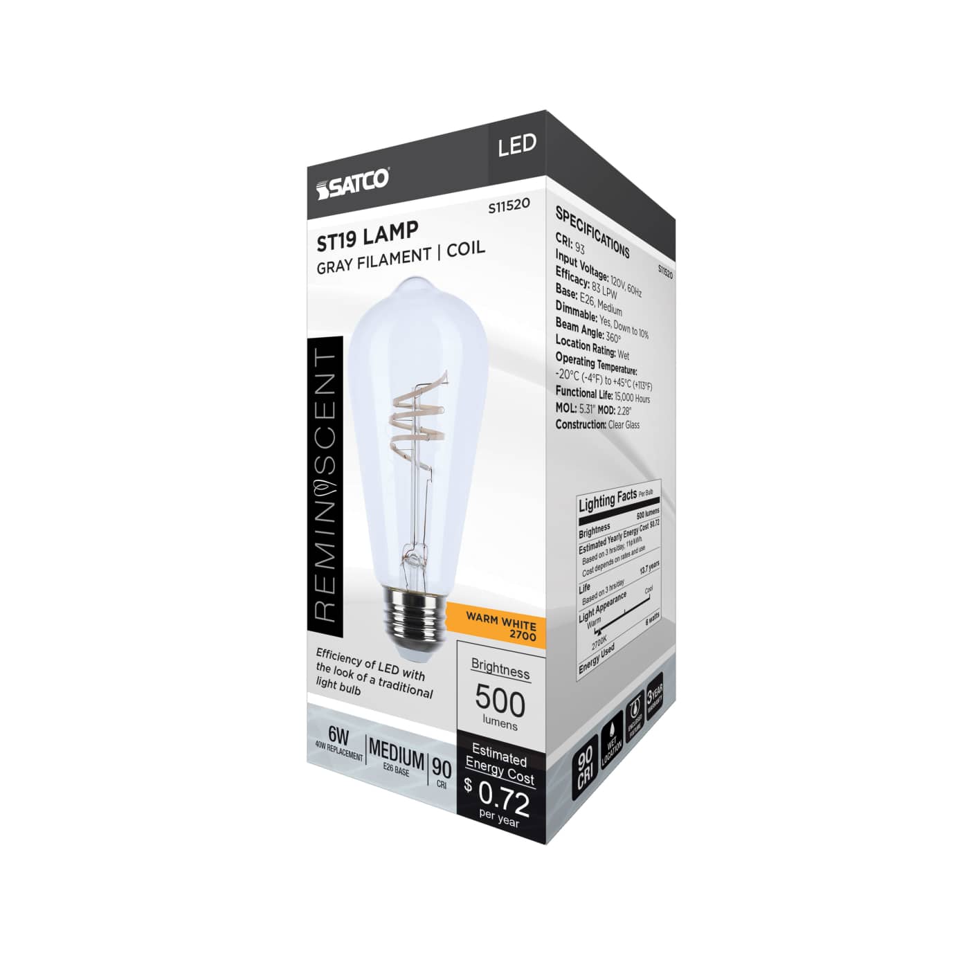 6ST19/CL/LED-GF/COIL/927/120V - S11520
